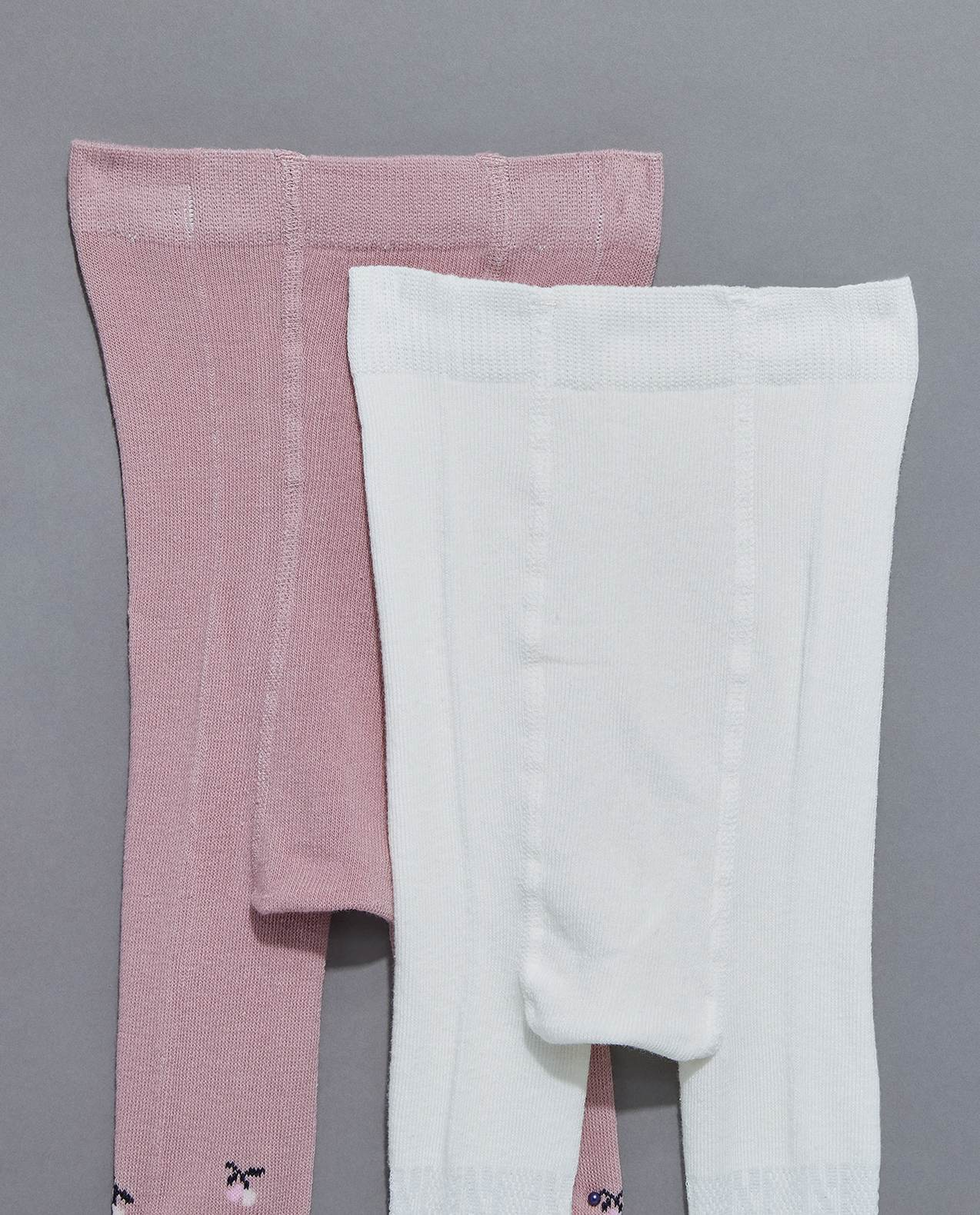 2 Pack Footed Stockings