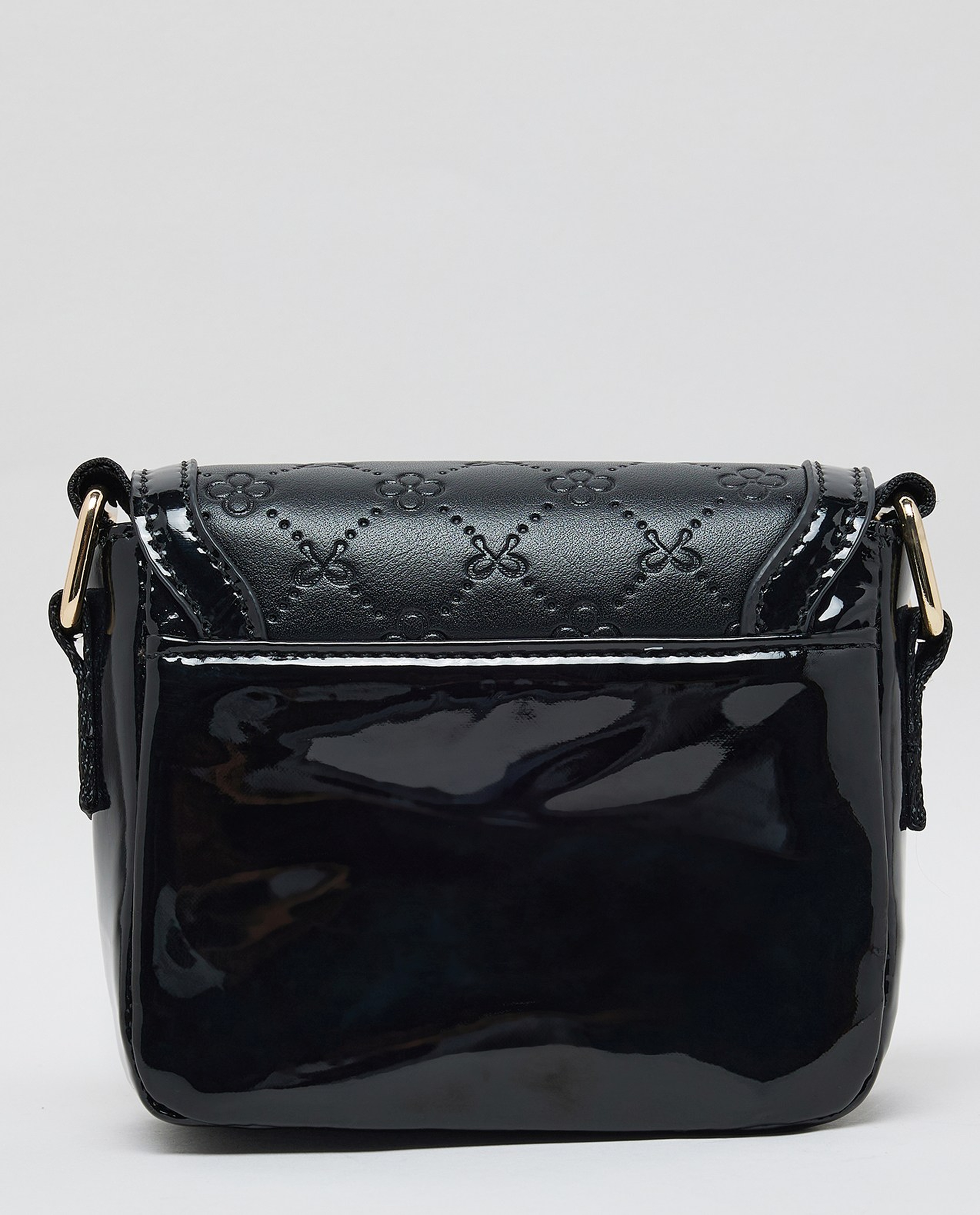 Debossed Crossbody Bag
