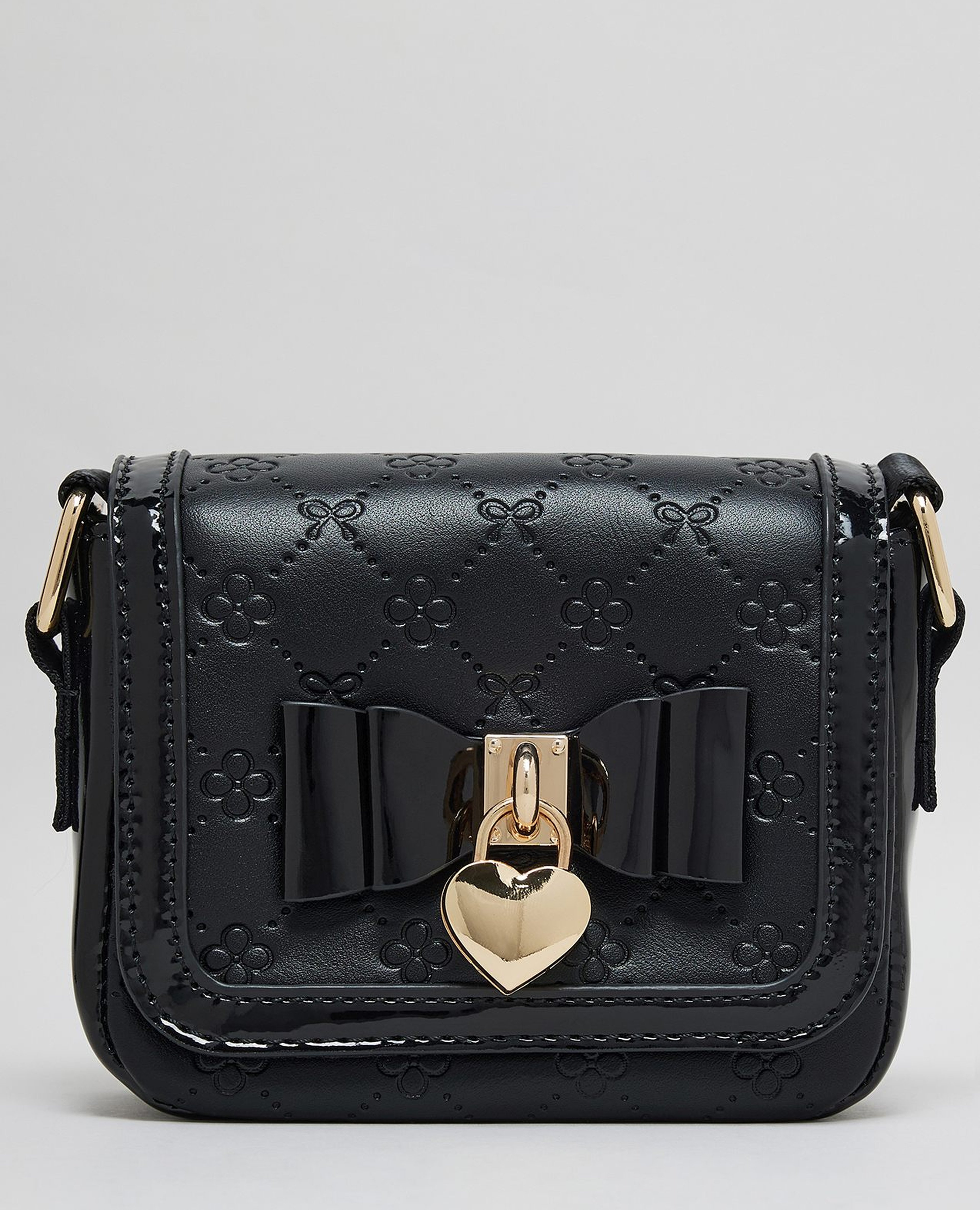 Debossed Crossbody Bag