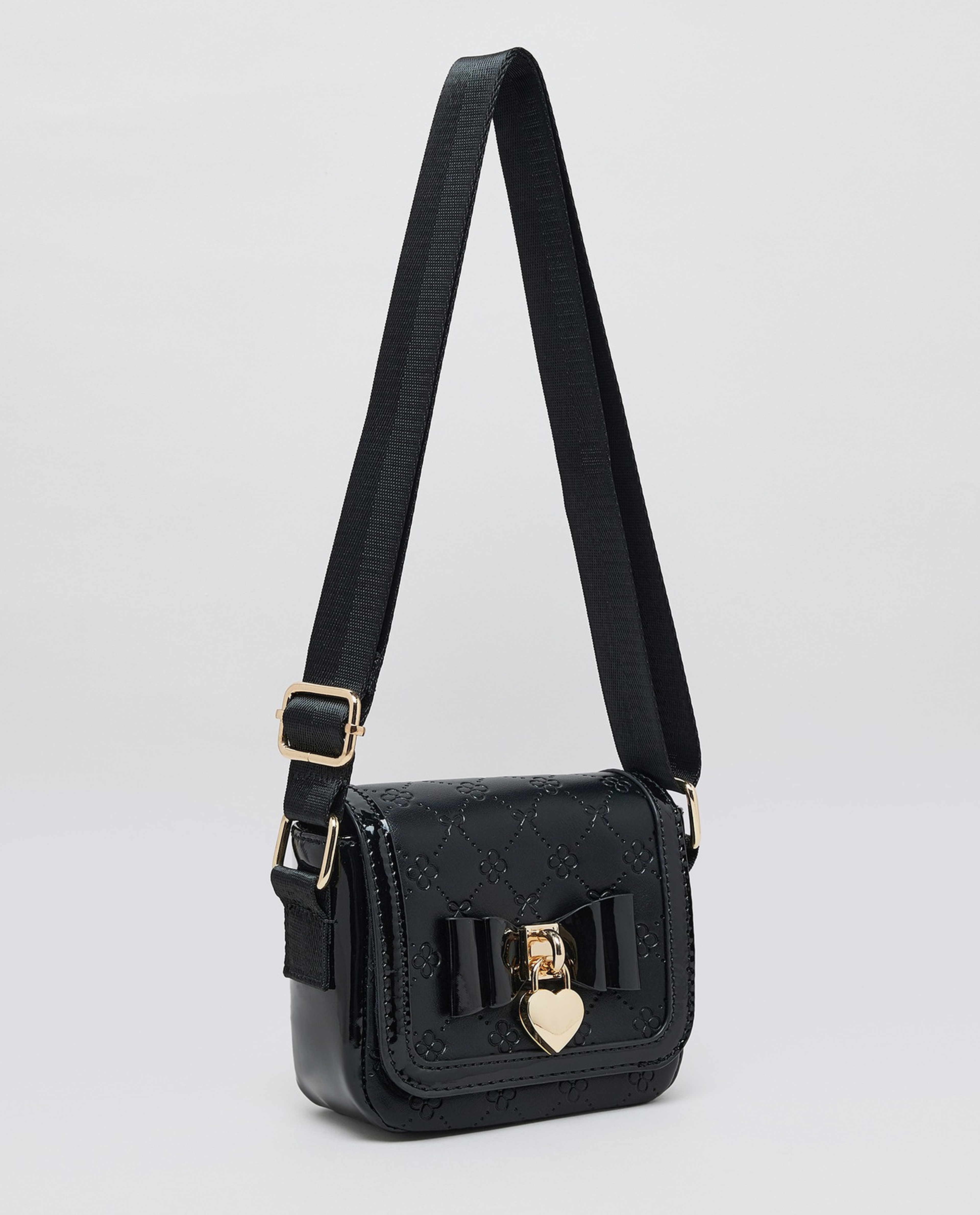 Debossed Crossbody Bag