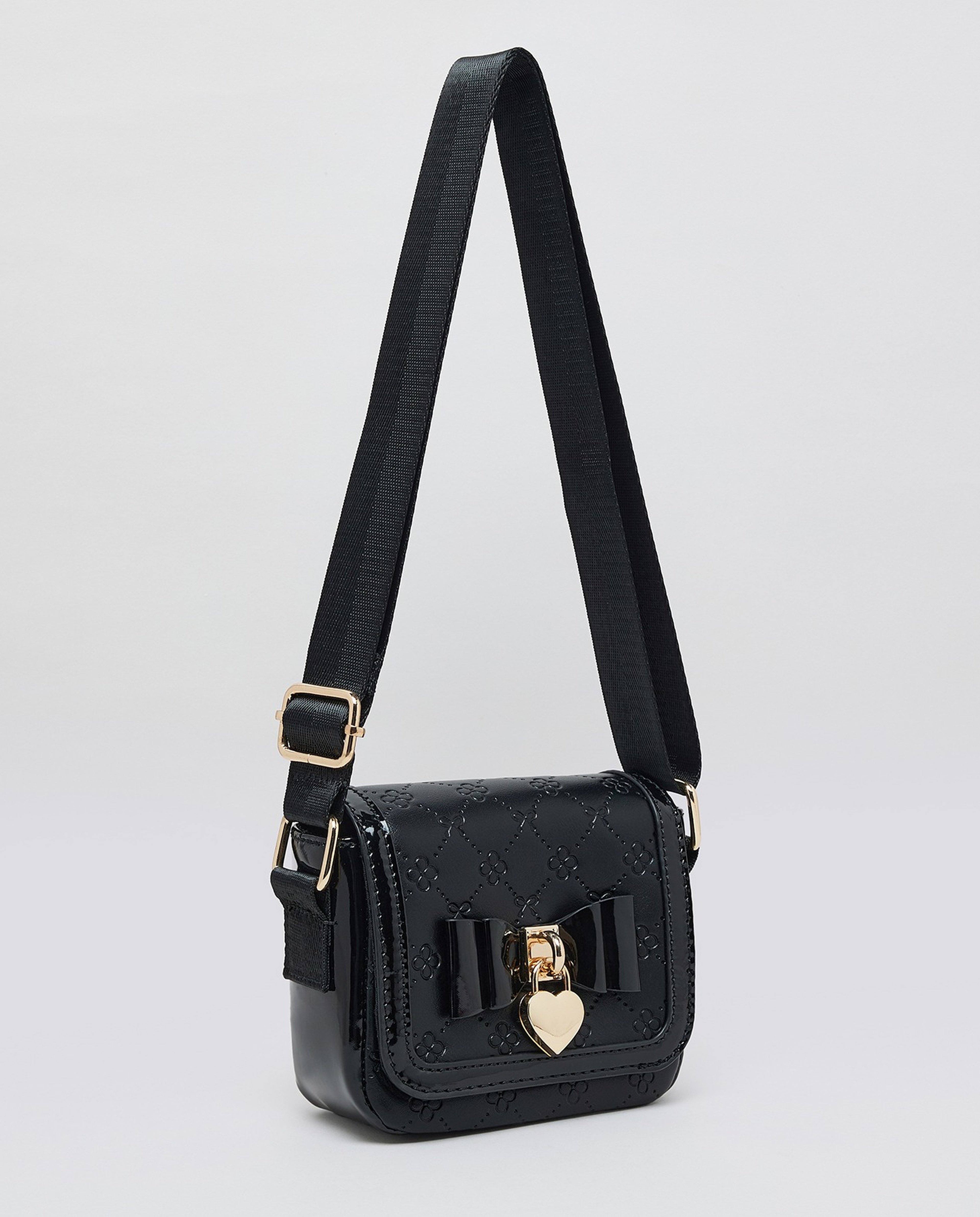 Debossed Crossbody Bag