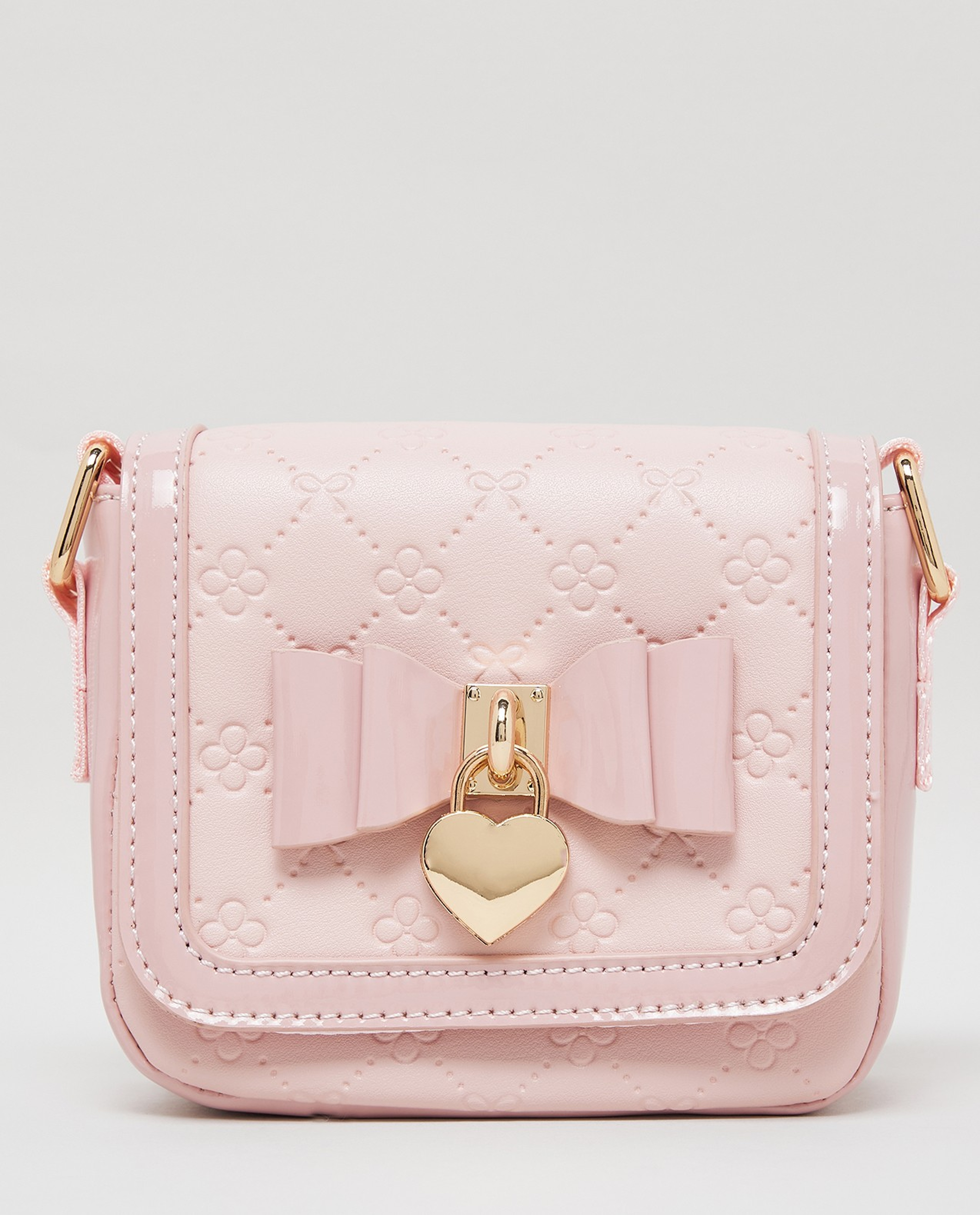 Debossed Crossbody Bag