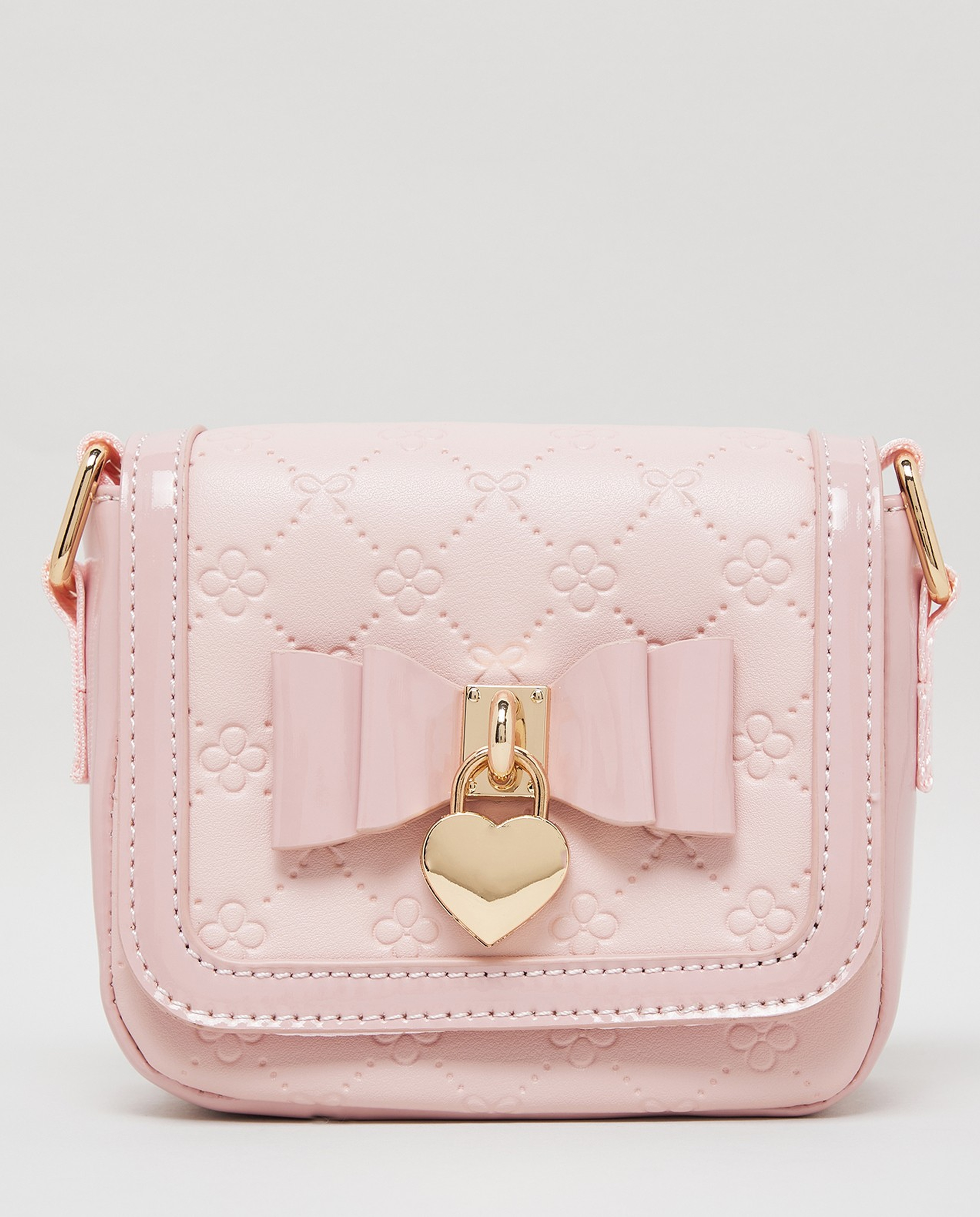 Debossed Crossbody Bag