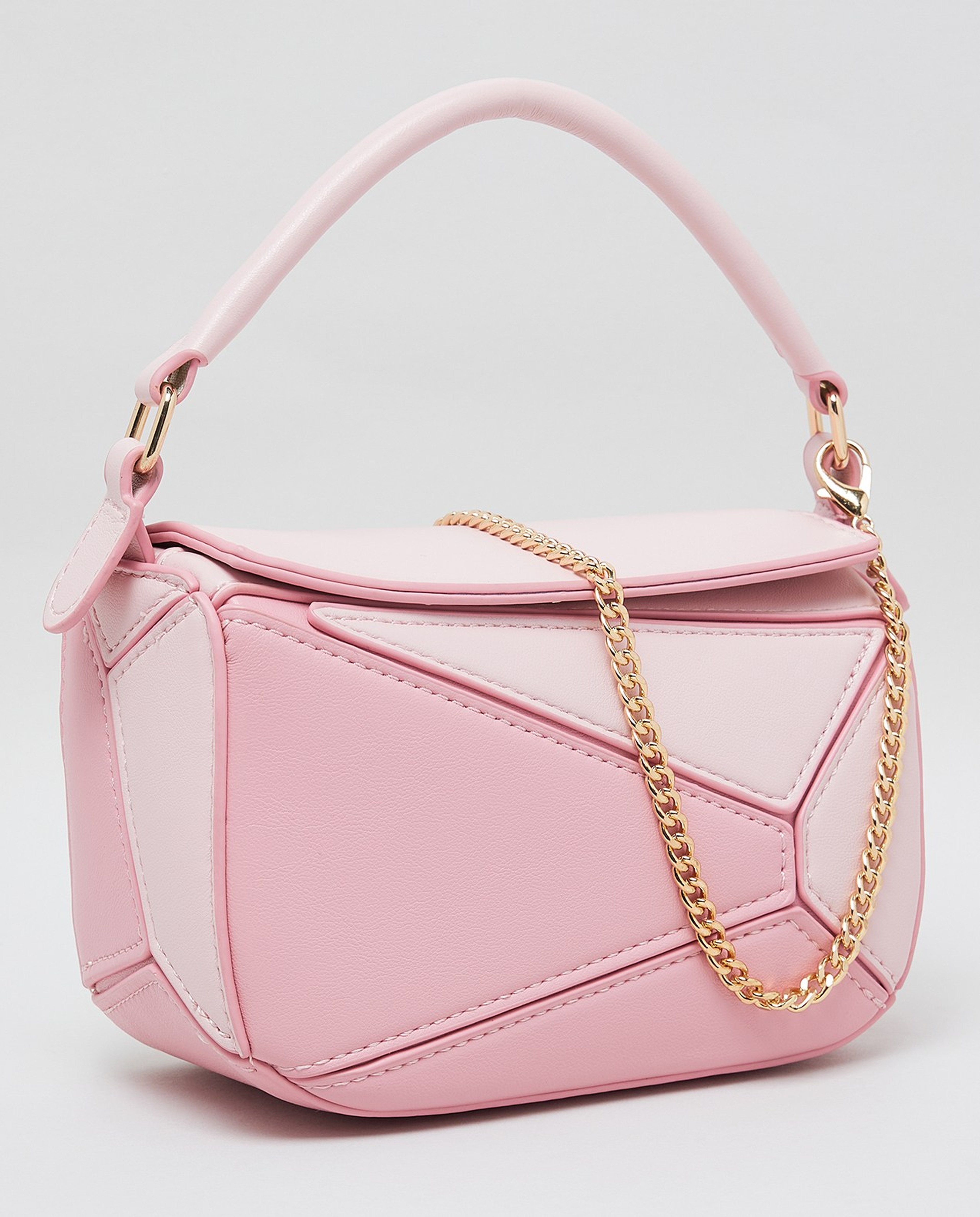 Color Block Shoulder Bag