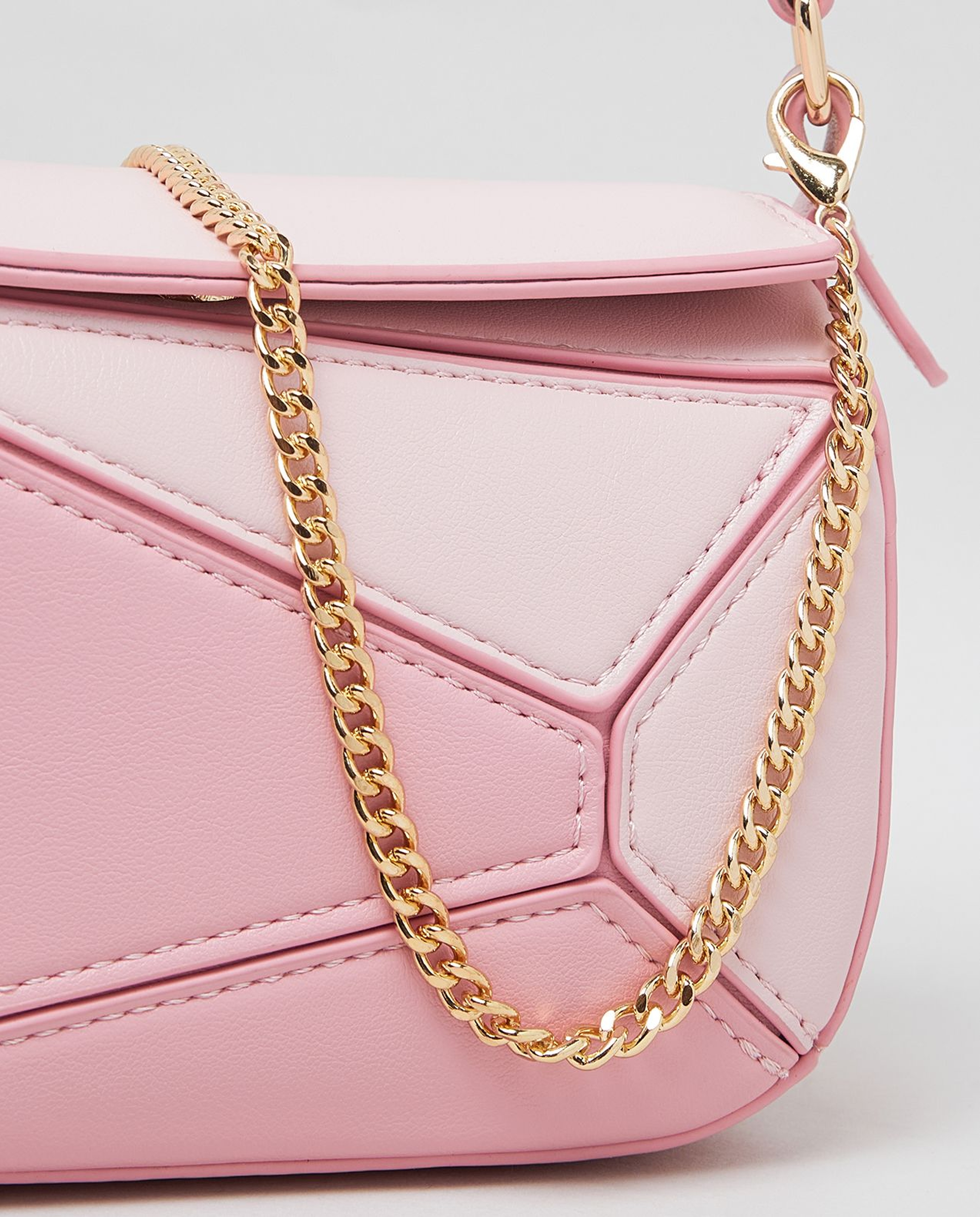 Color Block Shoulder Bag