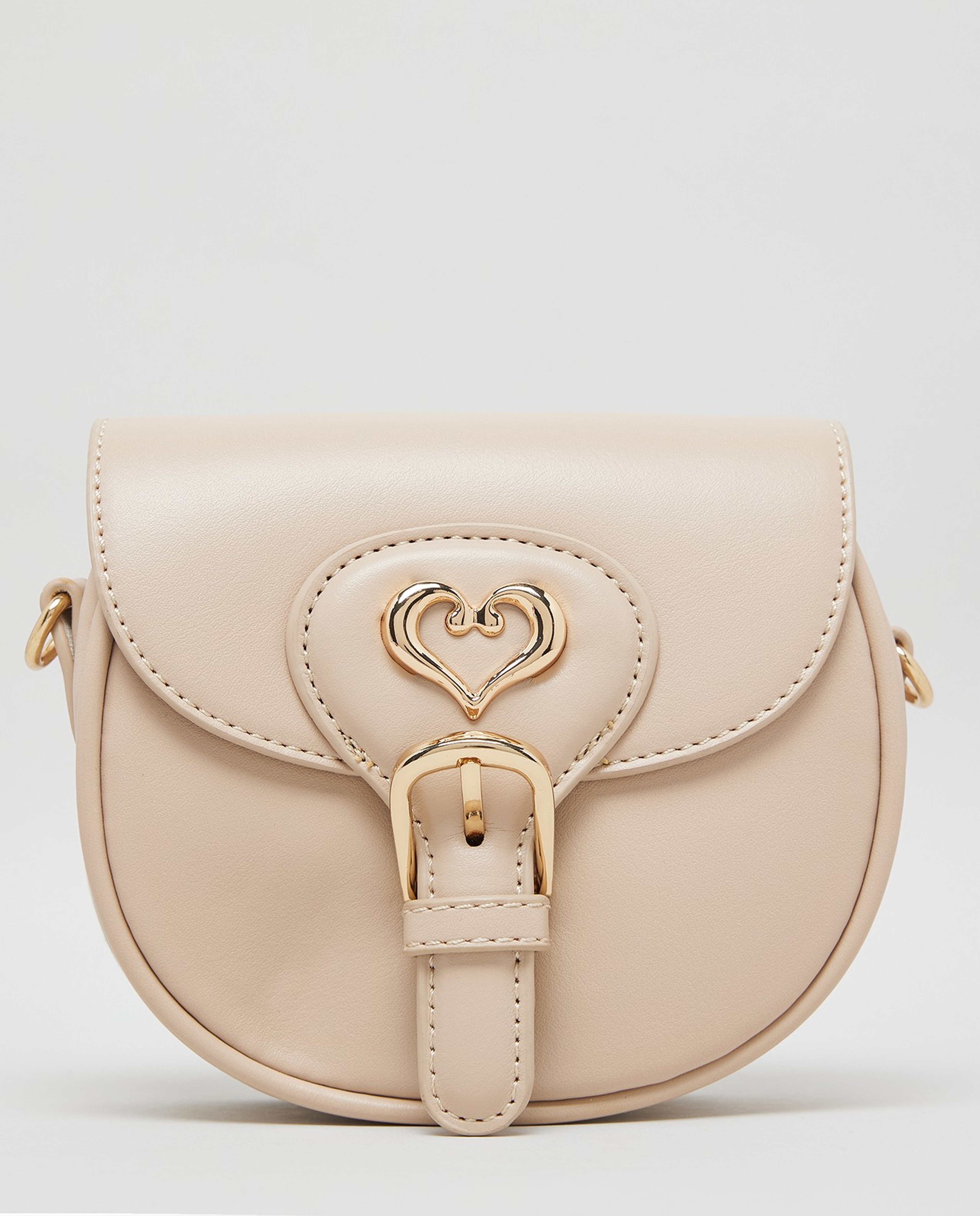 Metal Detail Saddle Bag