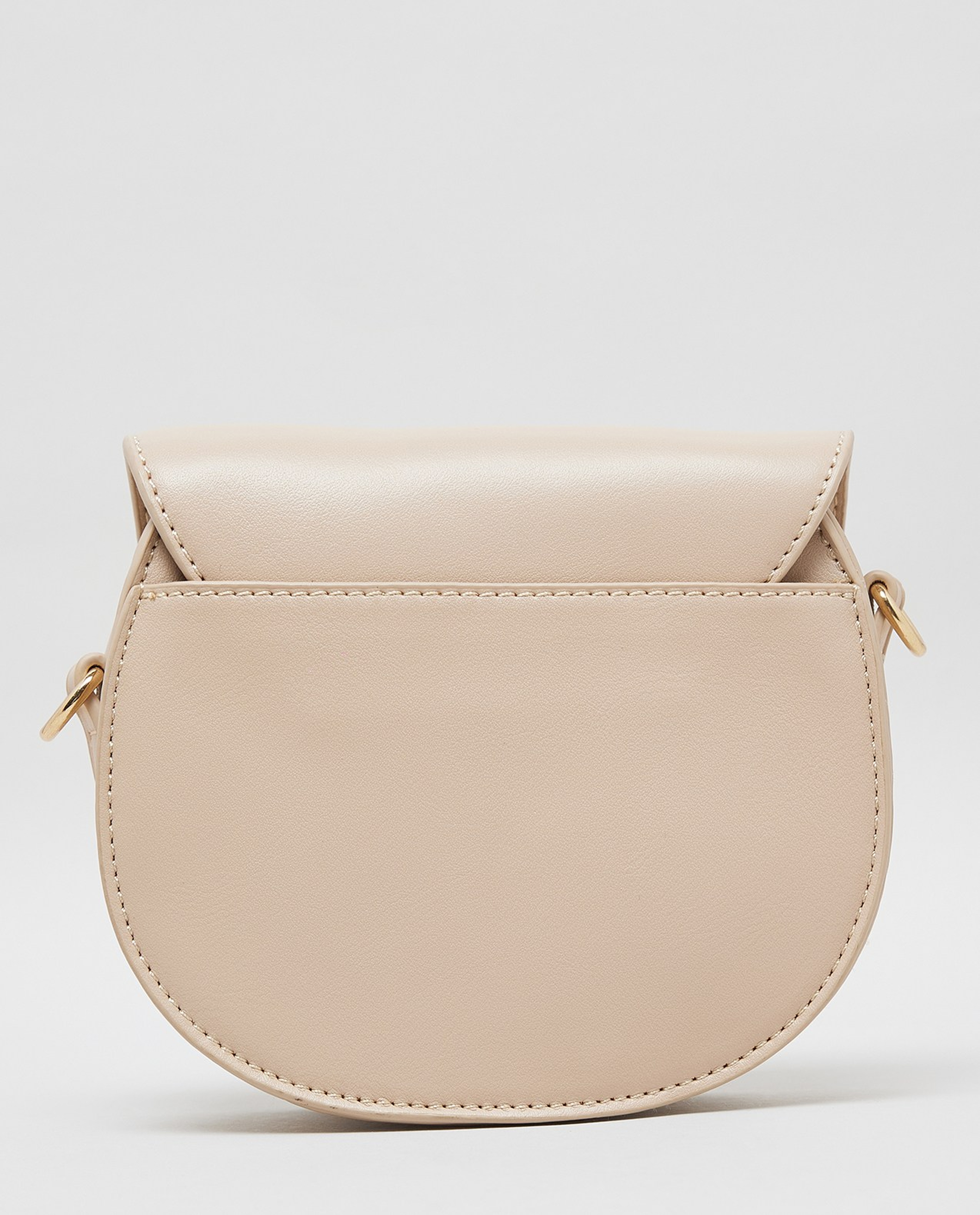 Metal Detail Saddle Bag