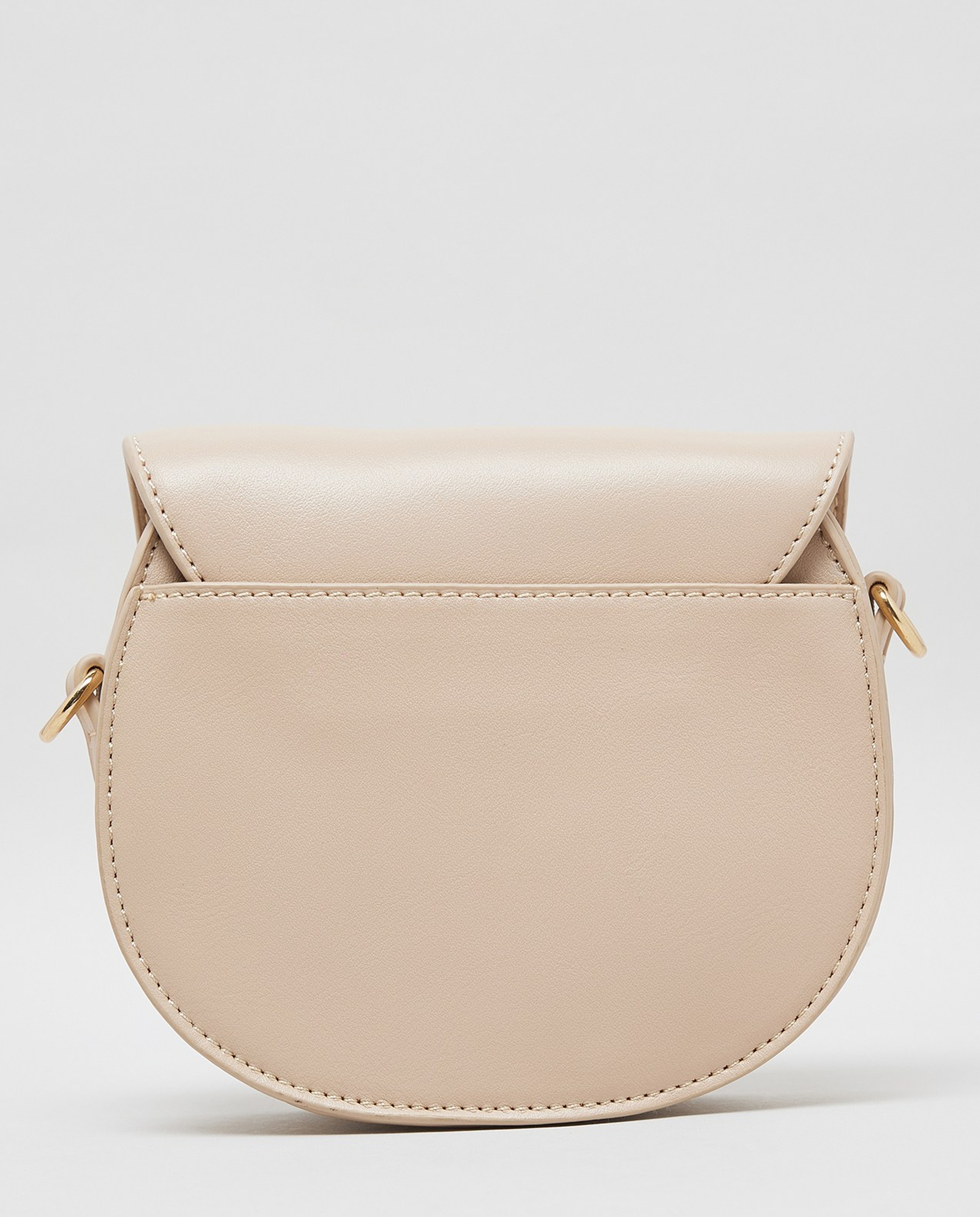 Metal Detail Saddle Bag