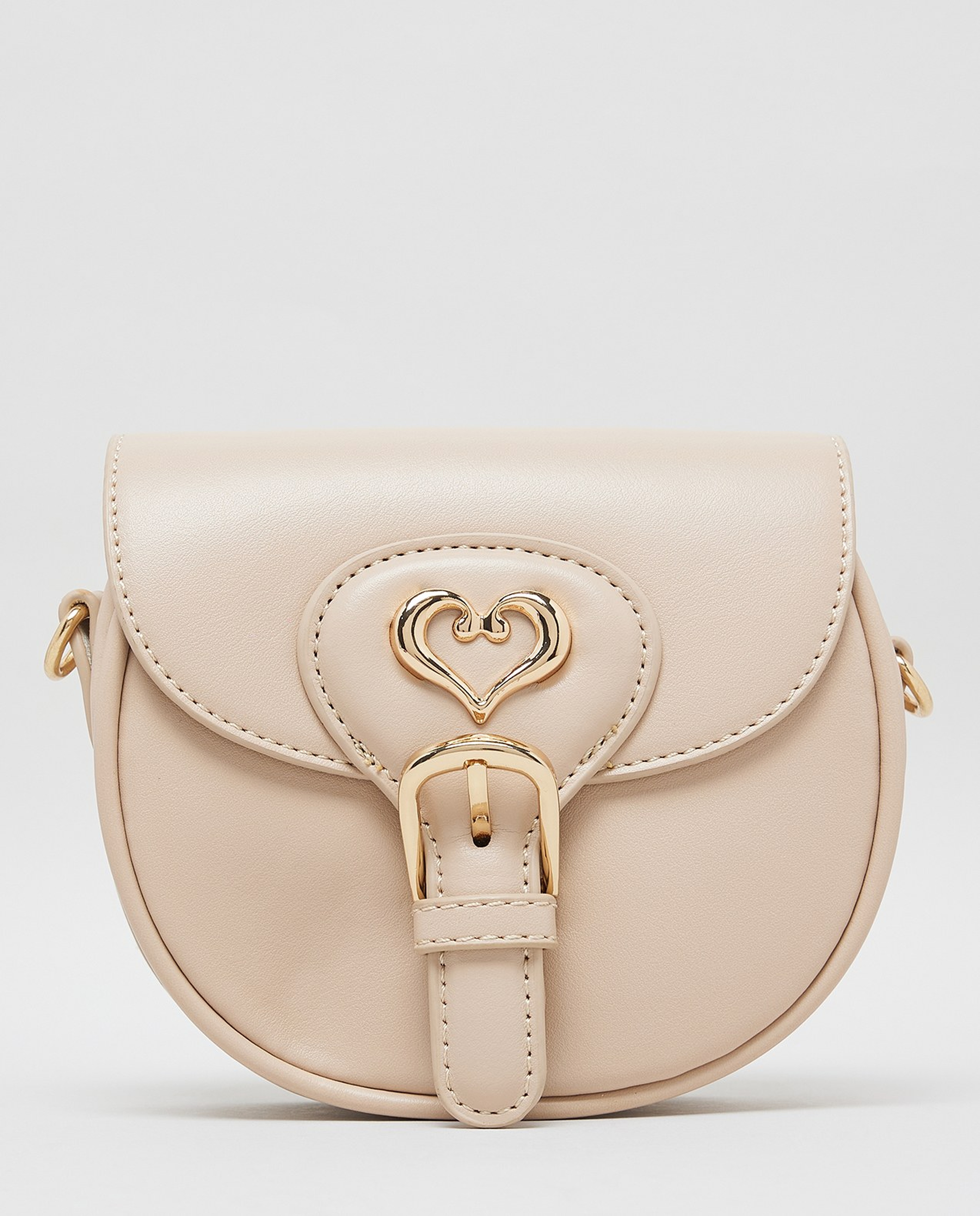 Metal Detail Saddle Bag