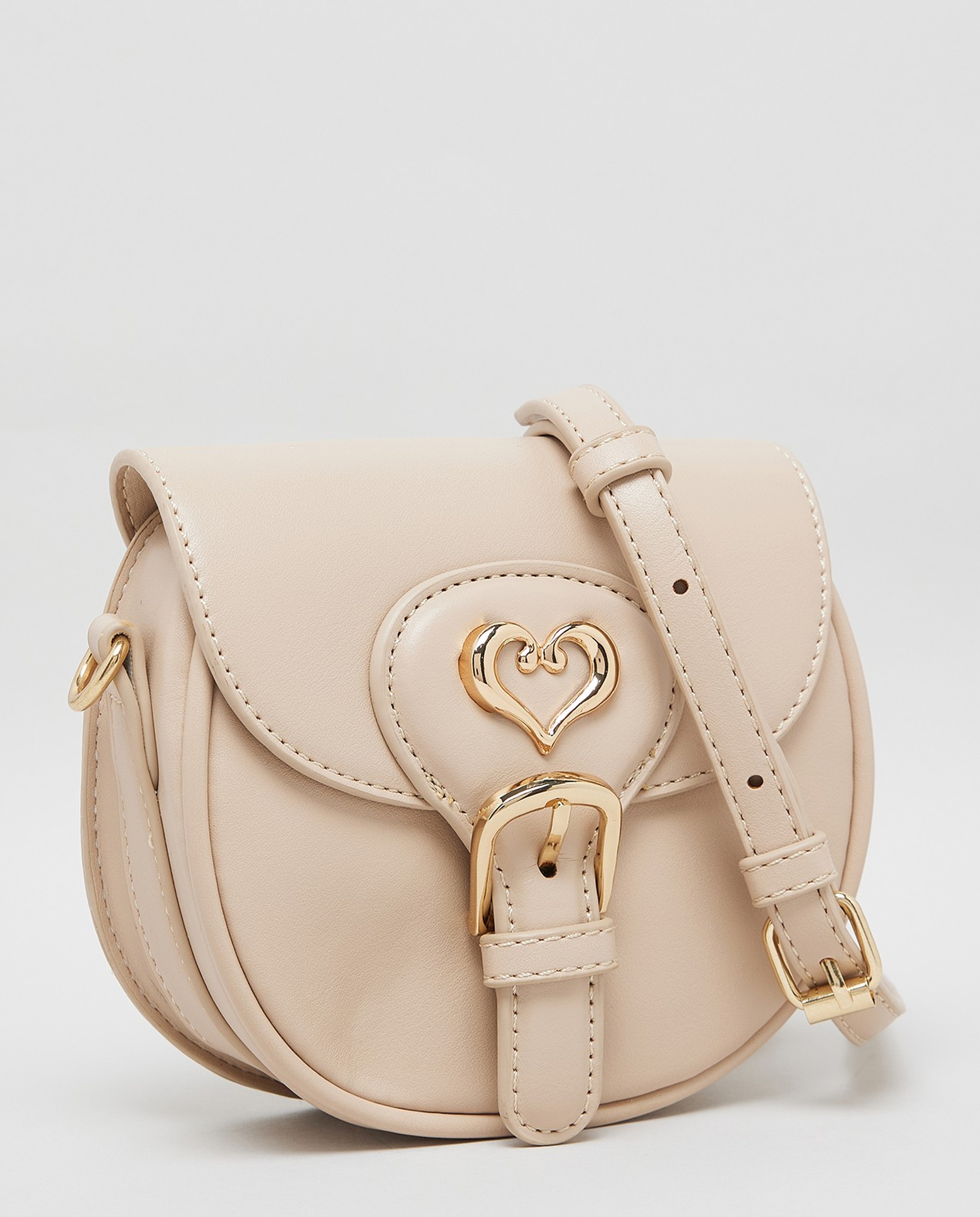 Metal Detail Saddle Bag