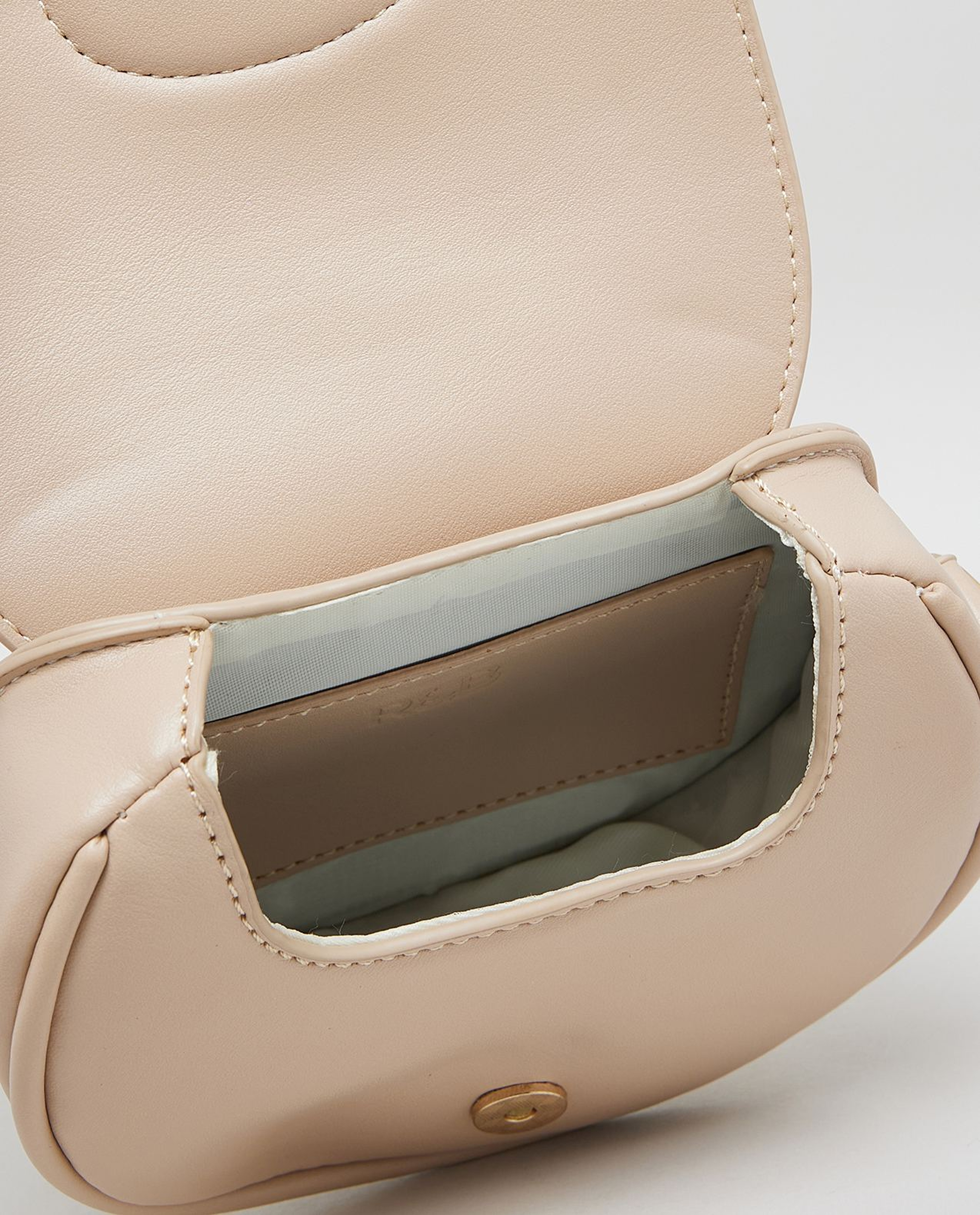 Metal Detail Saddle Bag