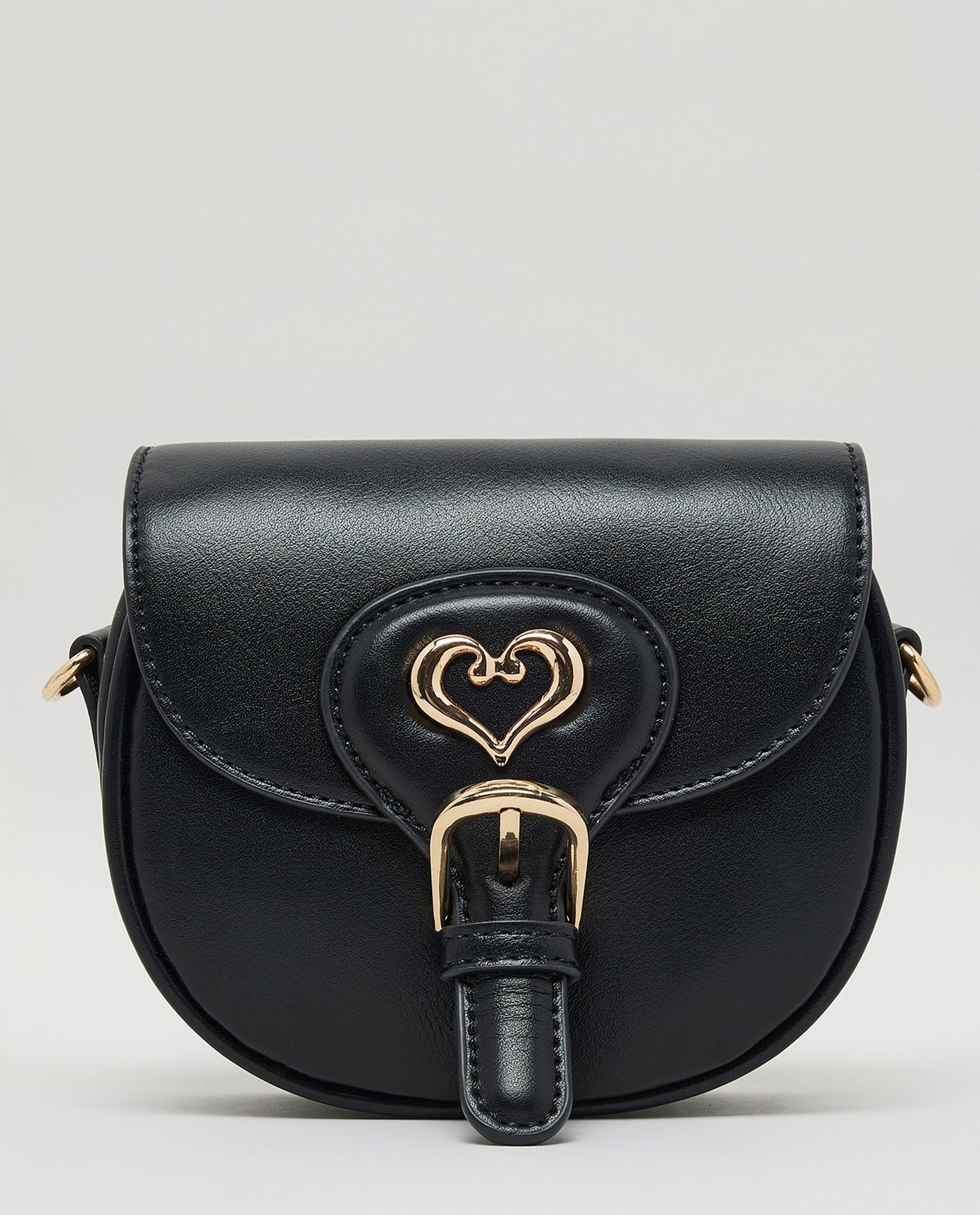 Metal Detail Saddle Bag