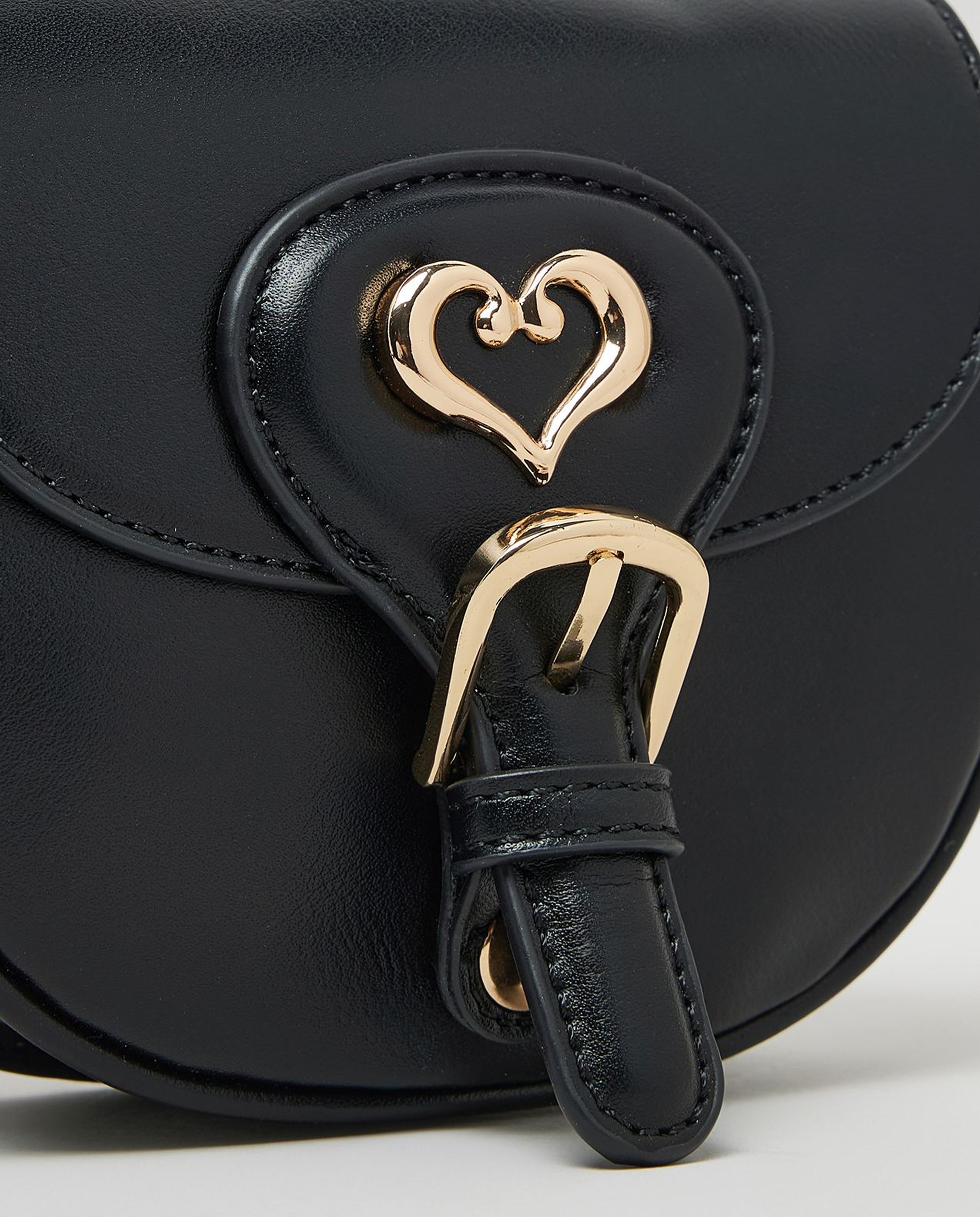 Metal Detail Saddle Bag