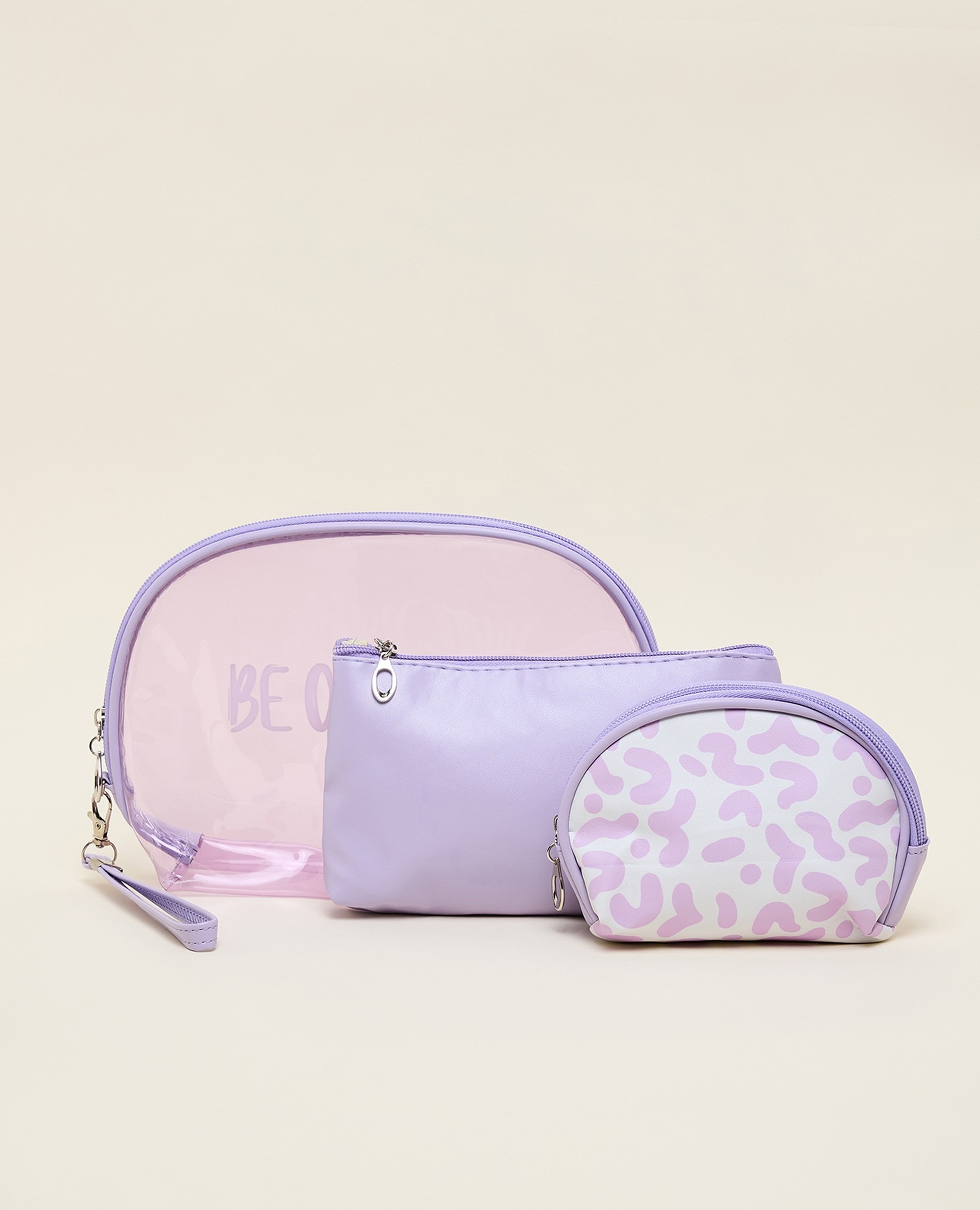 طقم باوتش مكياج - 3 قطع