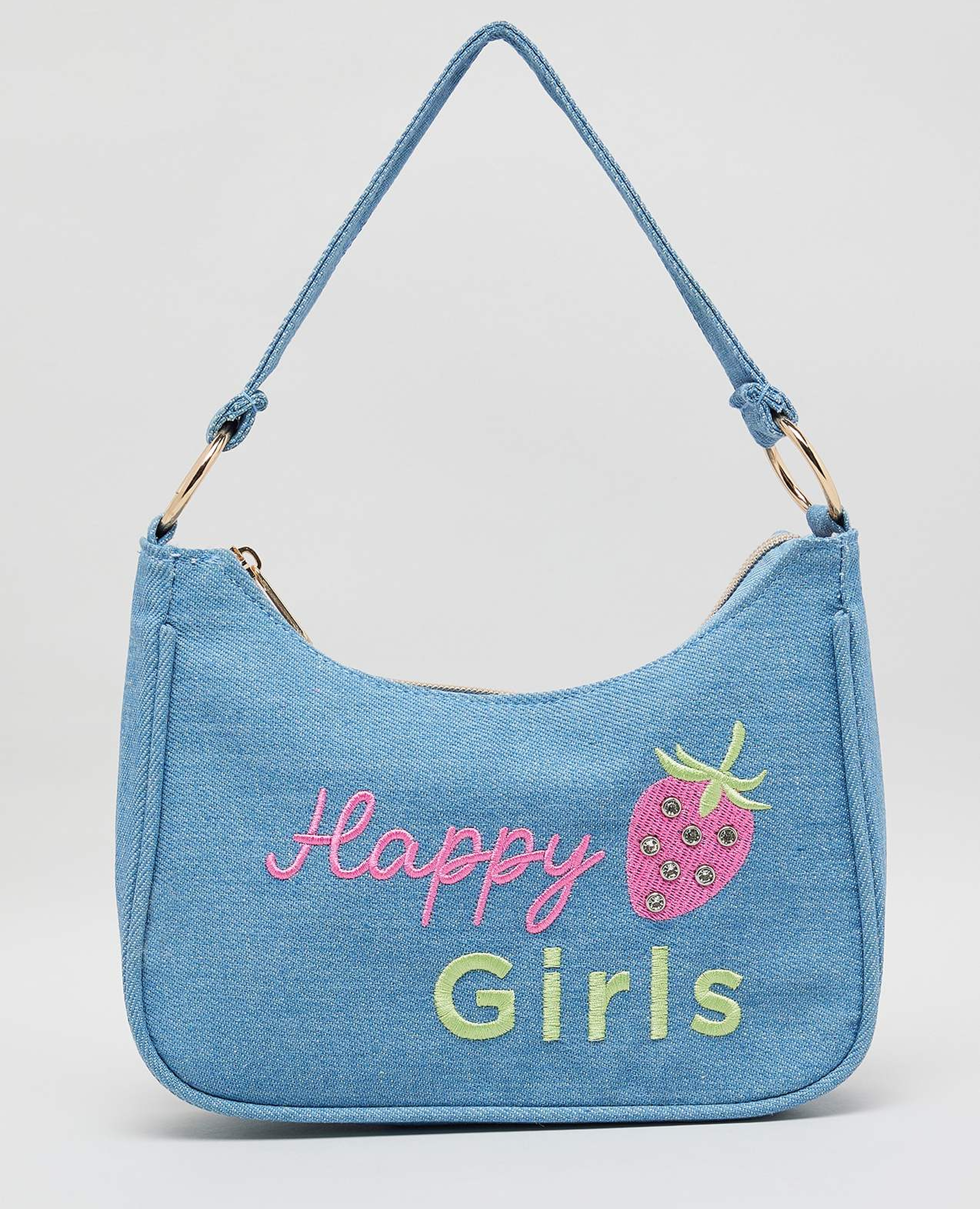 Embroidered Shoulder Bag