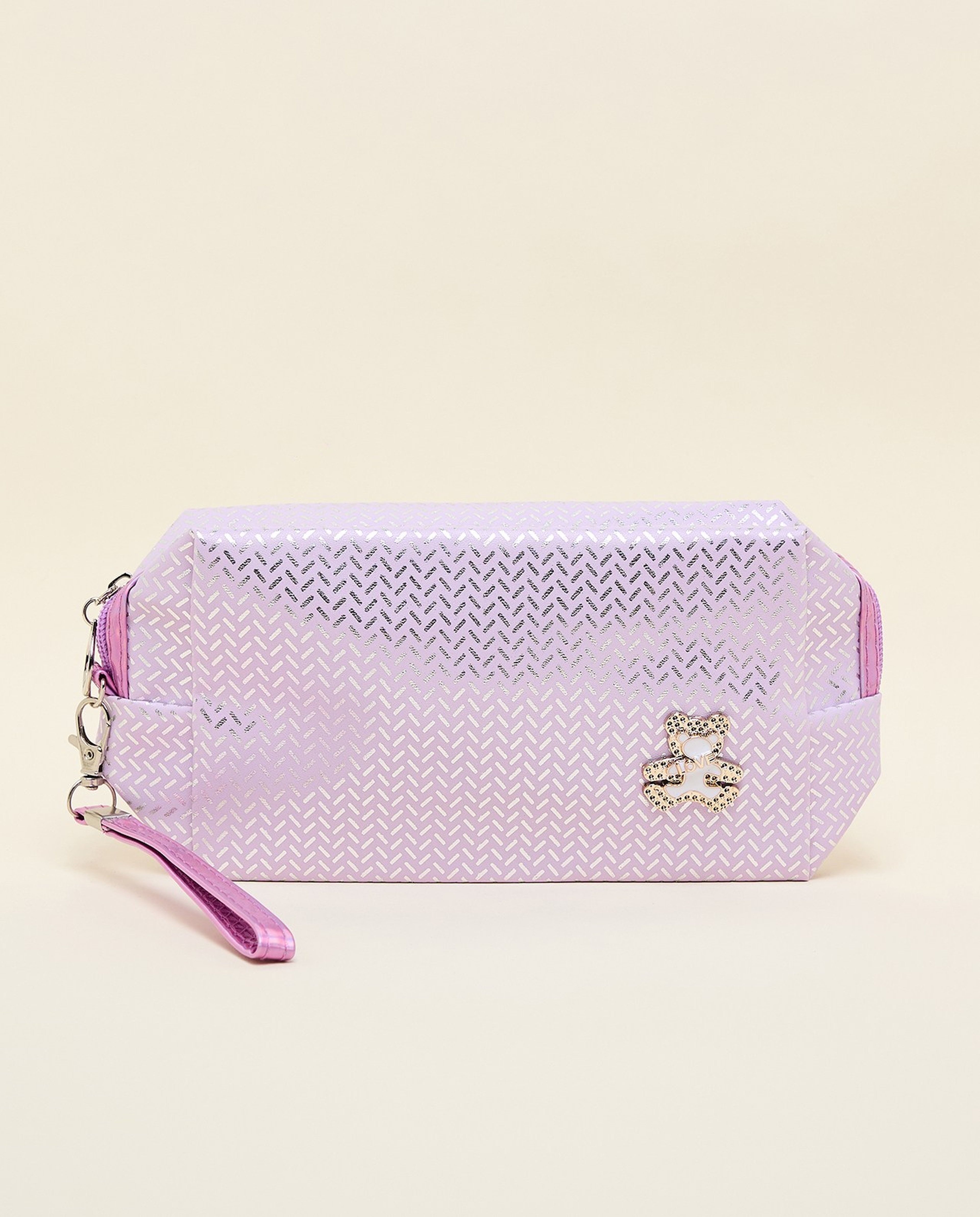 Patterned Cosmetic Pouch