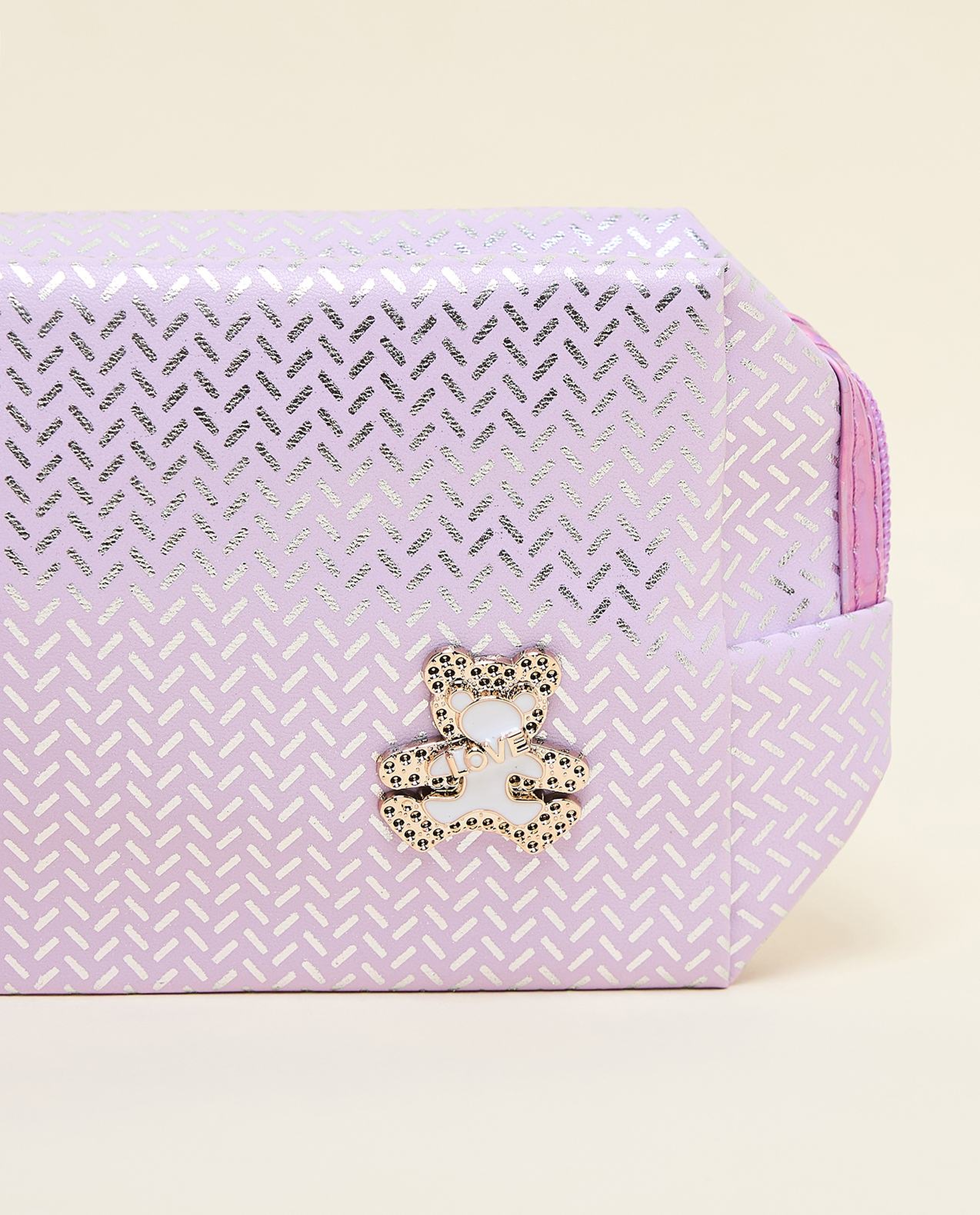 Patterned Cosmetic Pouch