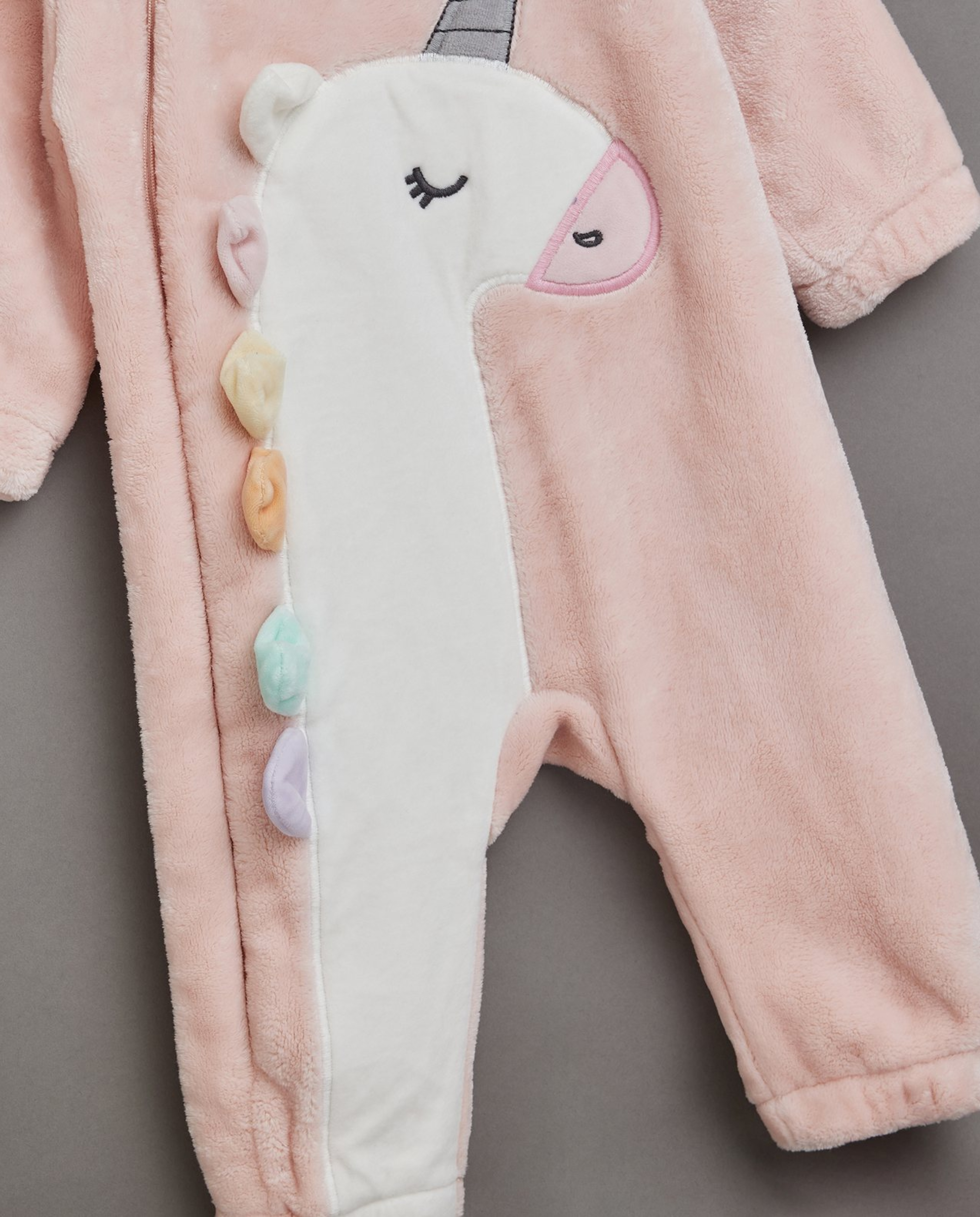 Unicorn Hooded Sleepsuit