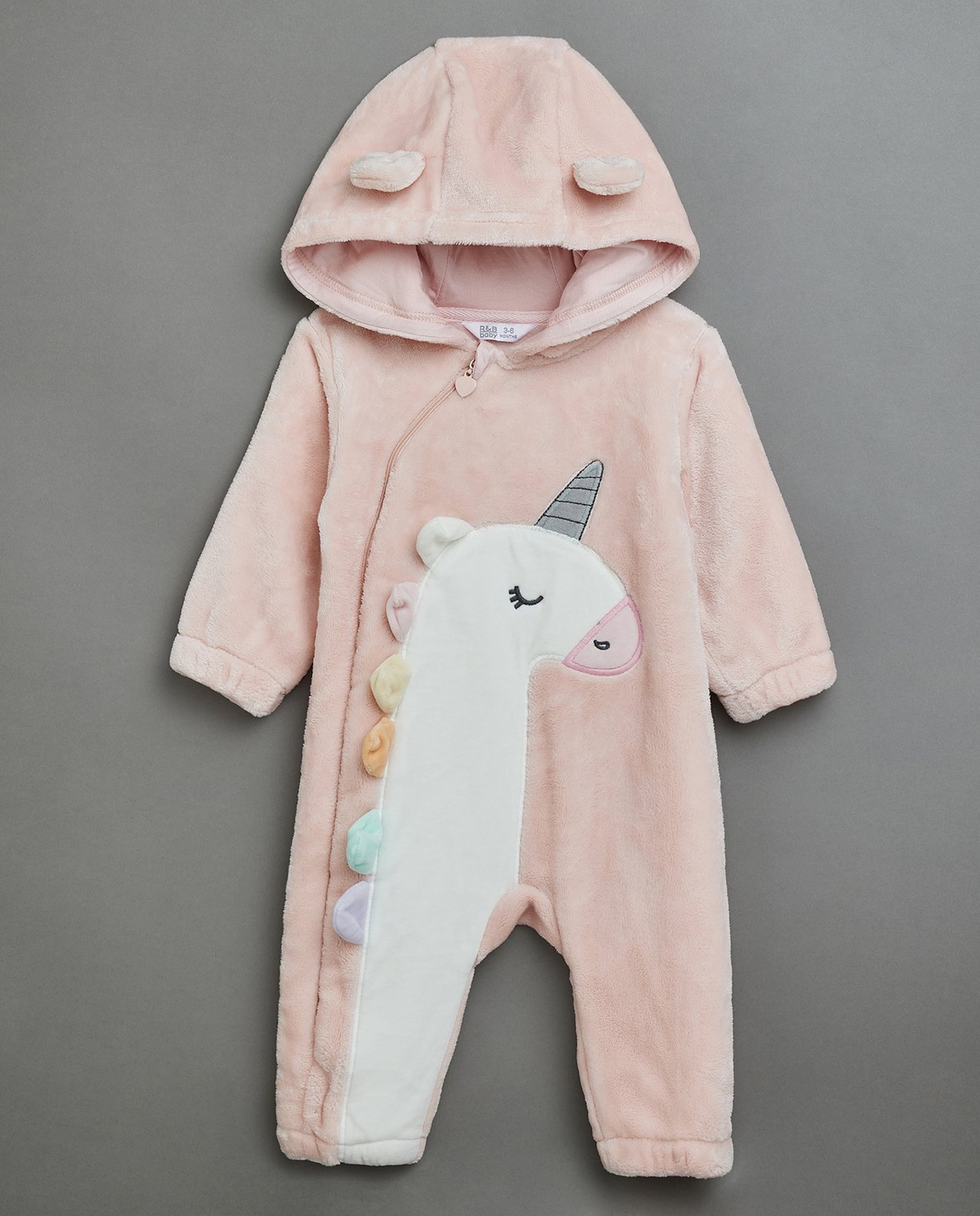 Unicorn Hooded Sleepsuit