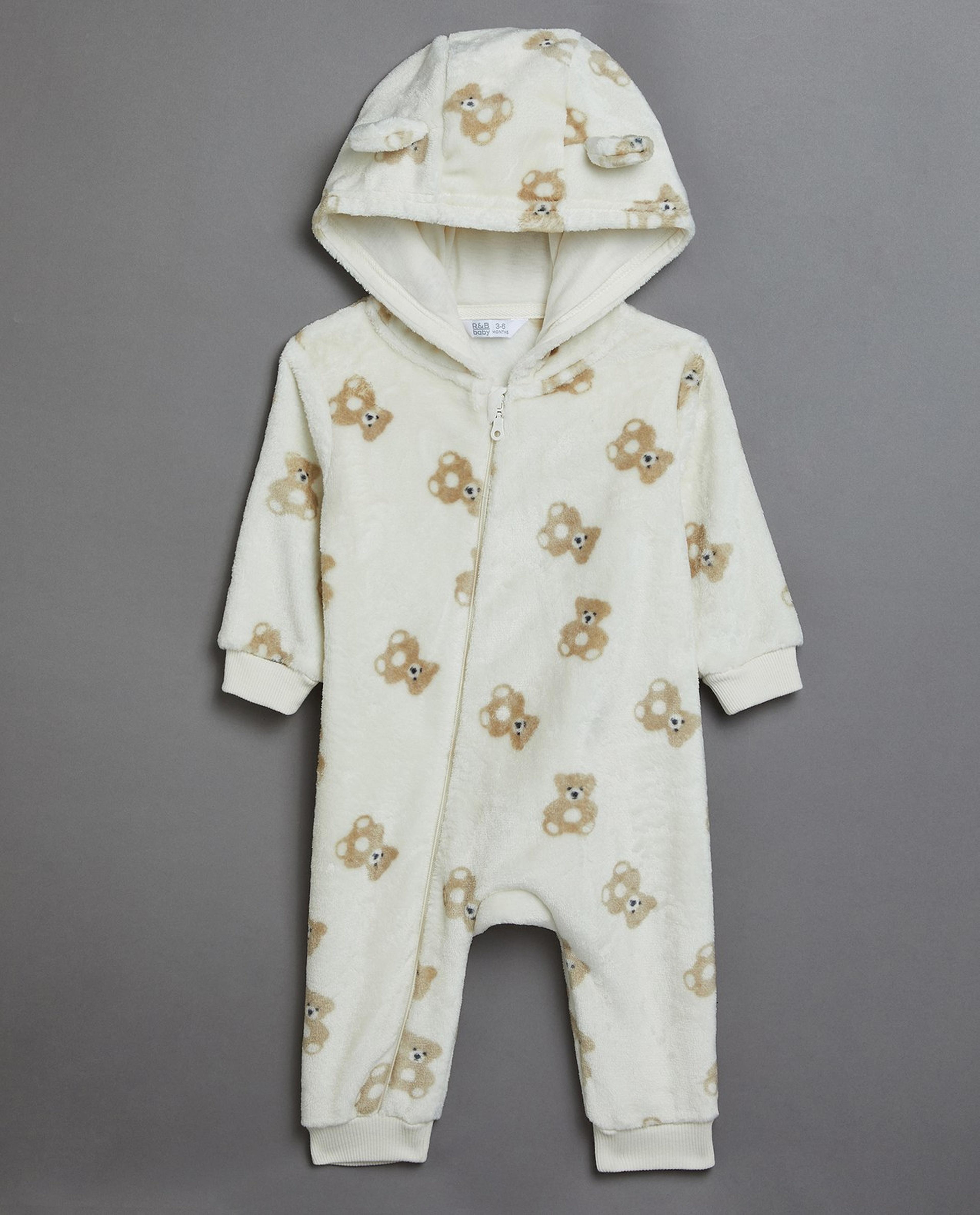 Printed Hooded Sleepsuit