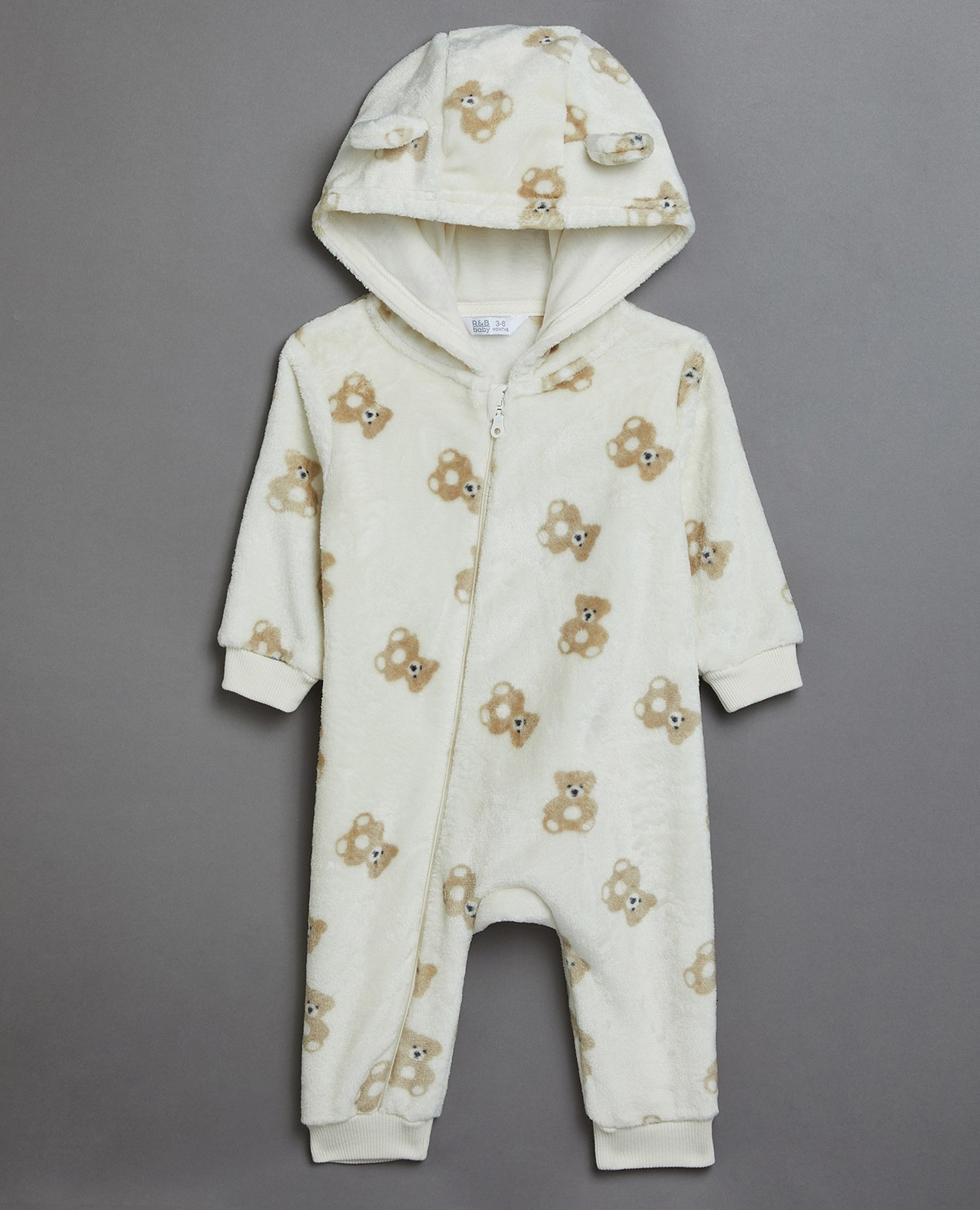 Printed Hooded Sleepsuit