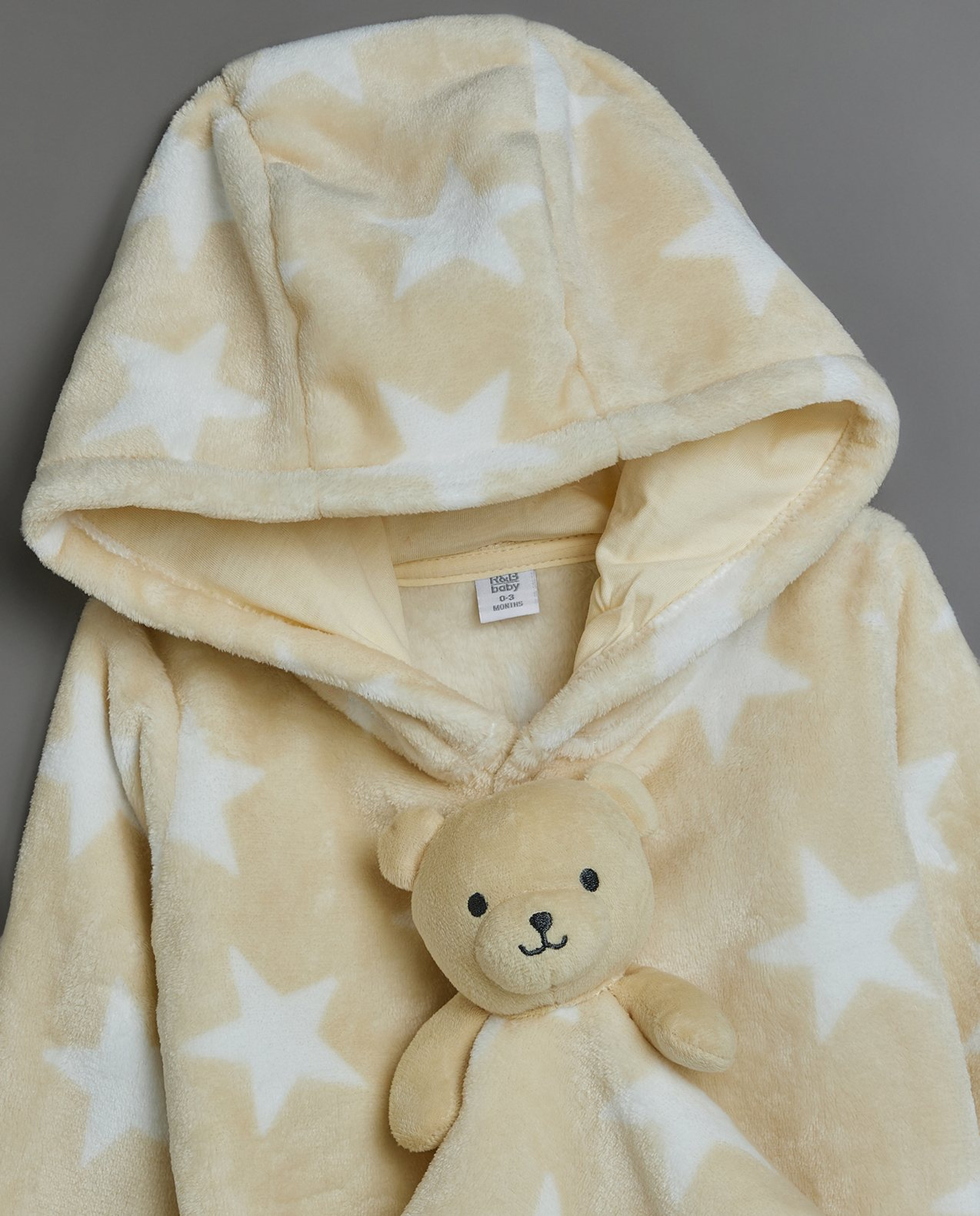 Patterned Hooded Sleepsuit