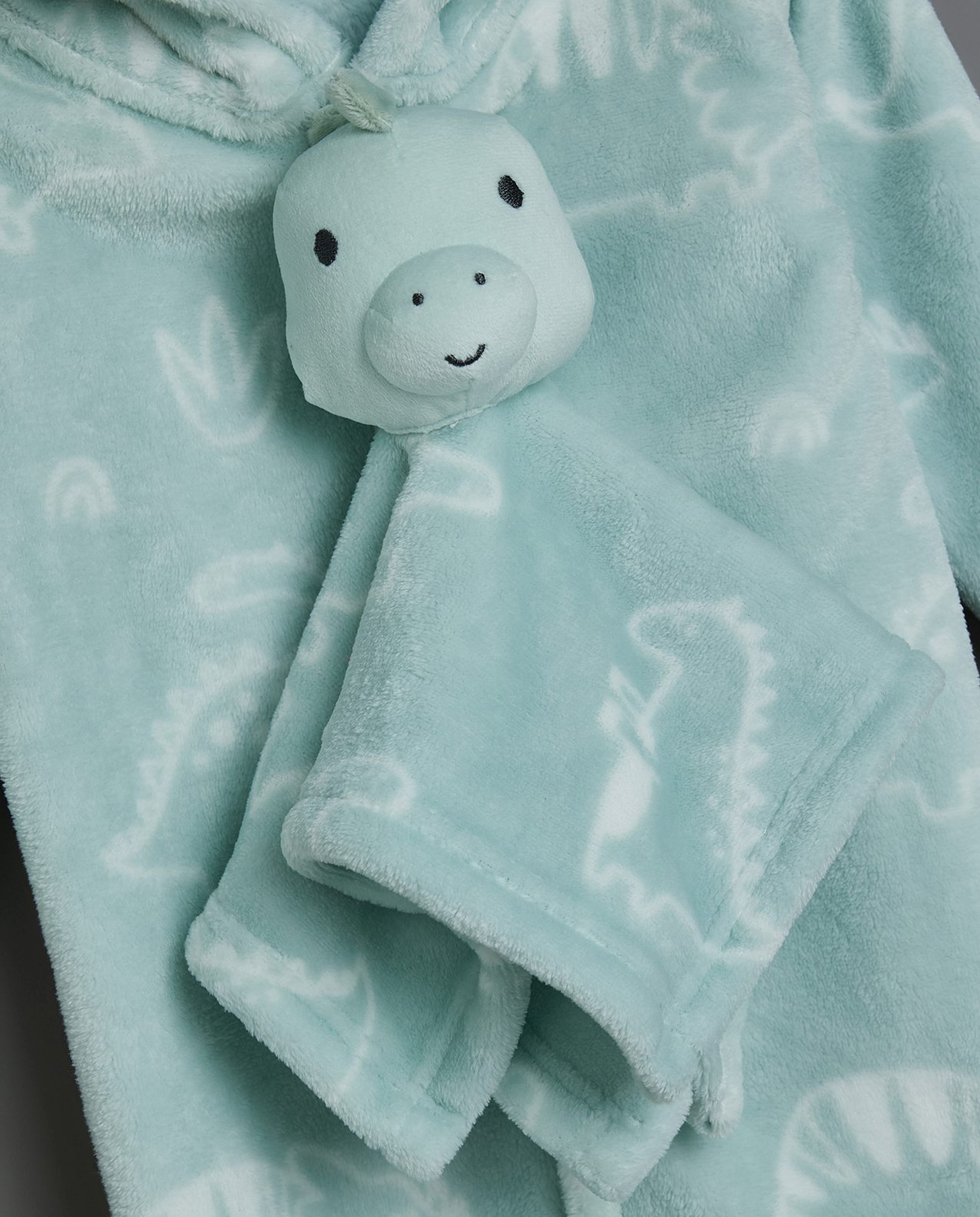 Patterned Hooded Sleepsuit