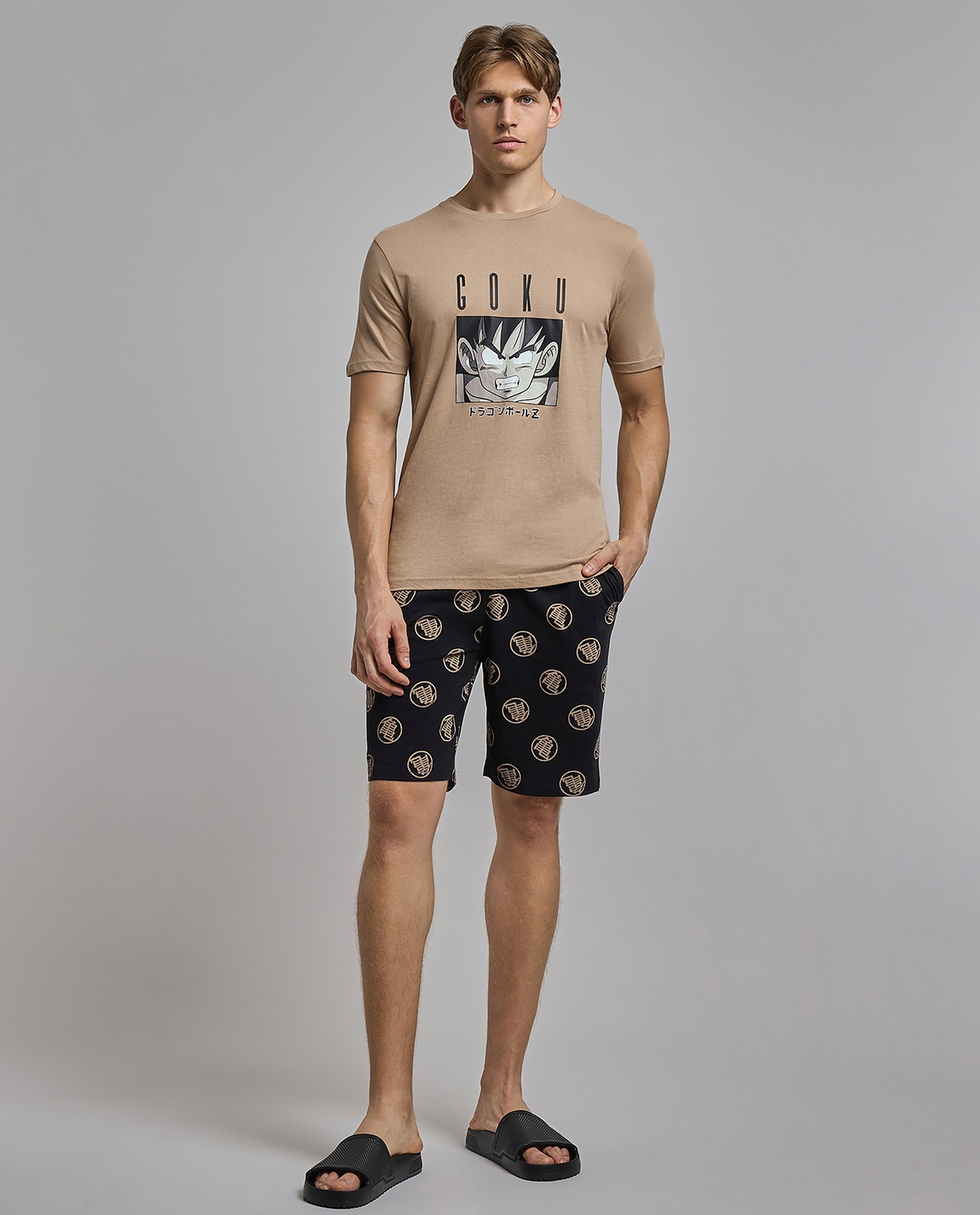 Printed Shorts Pyjama Set