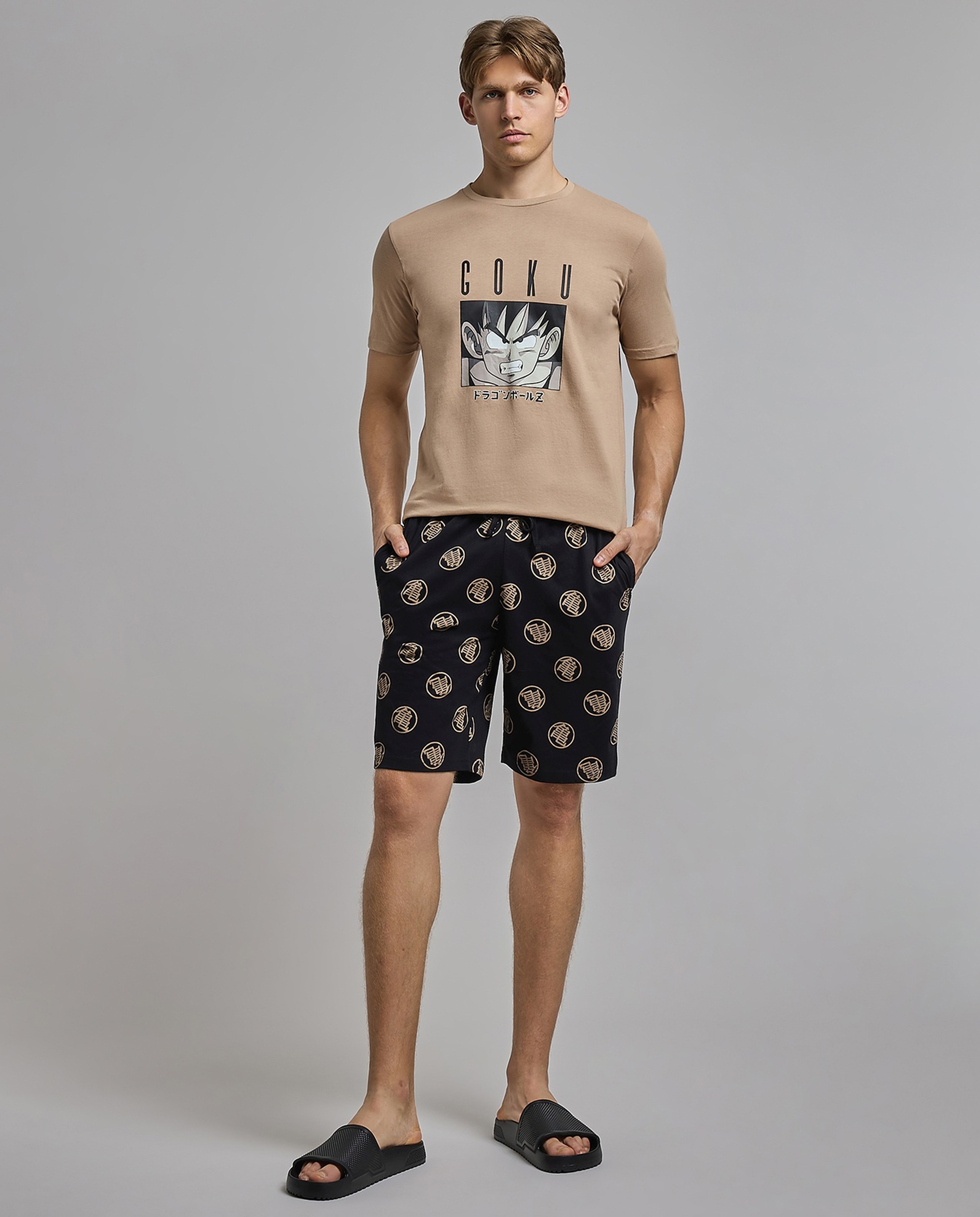 Printed Shorts Pyjama Set