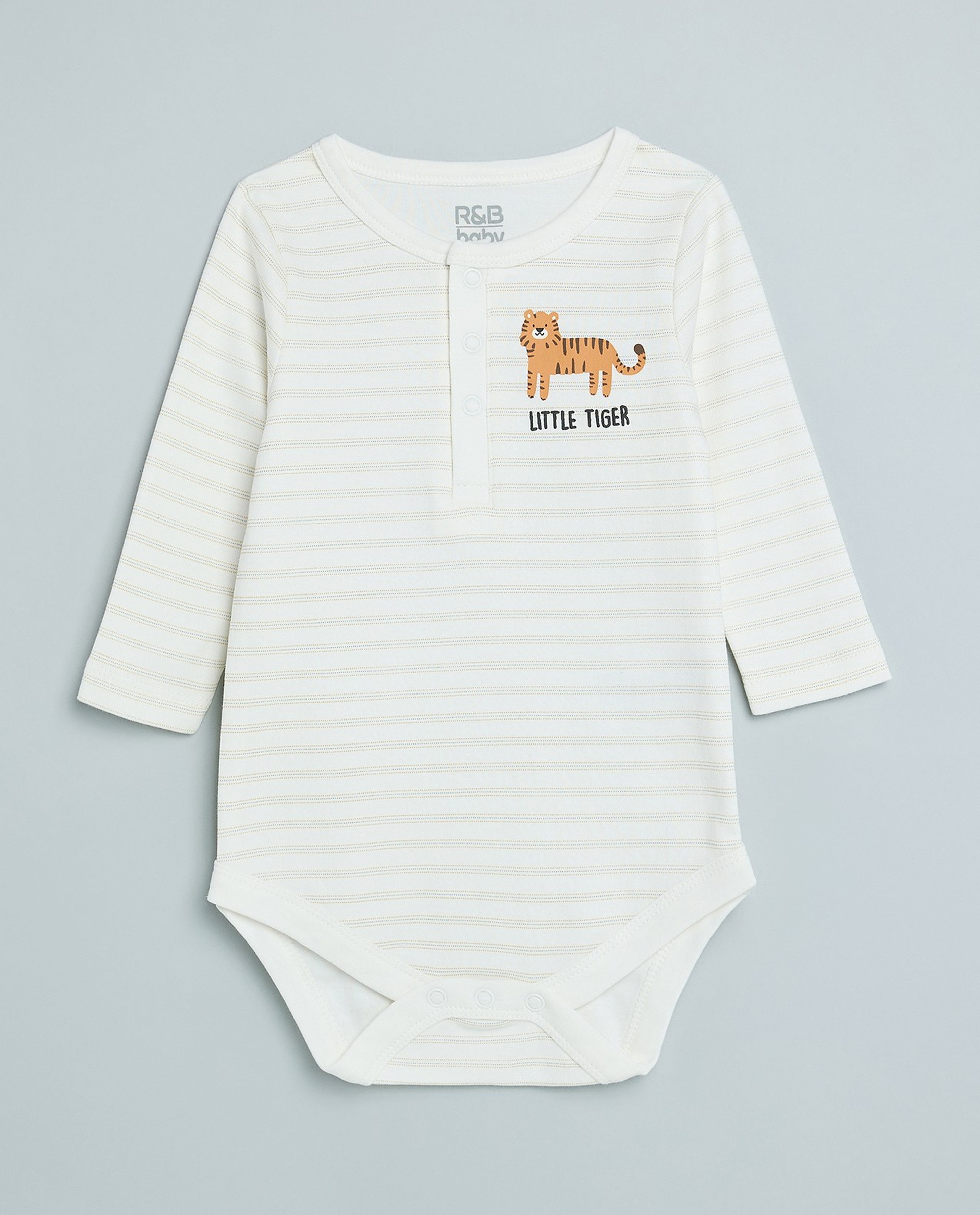 3 Pack Printed Bodysuits with Long Sleeves