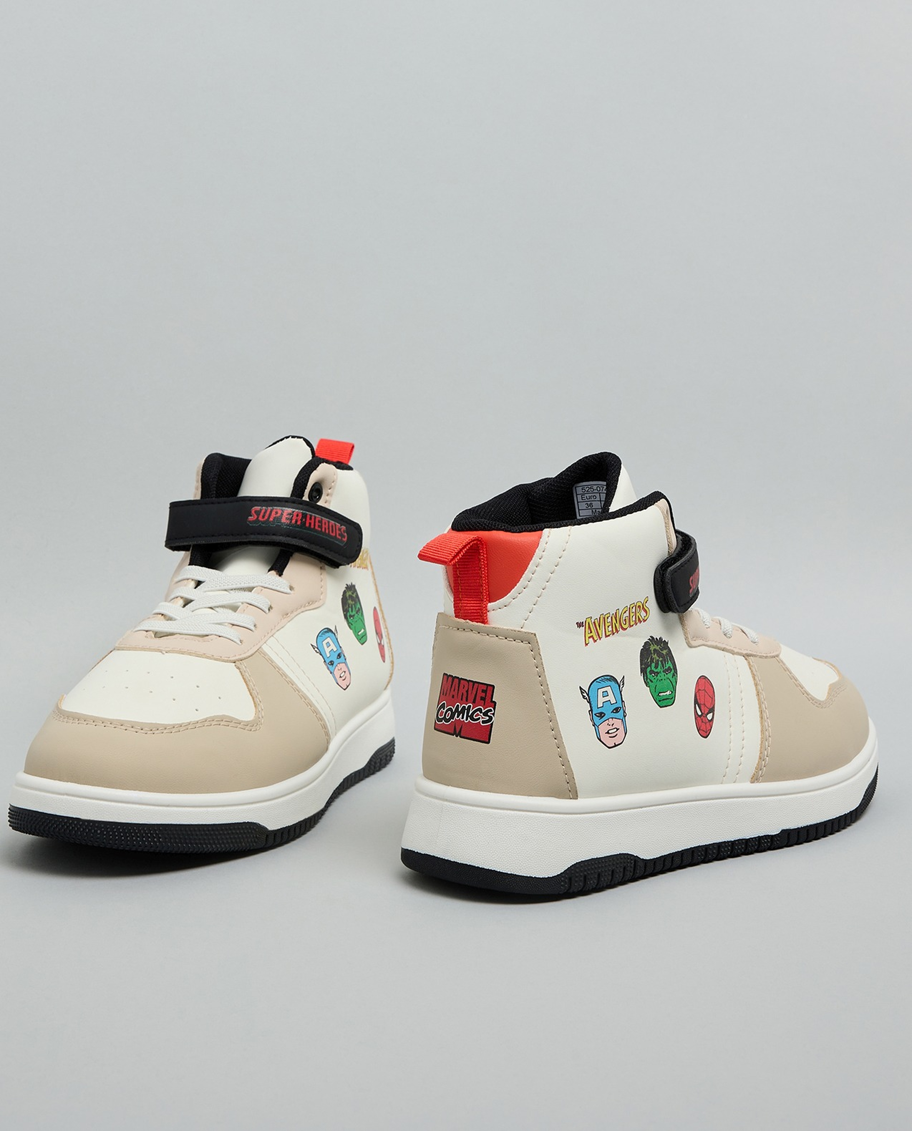 Color Block High Top Sneakers
