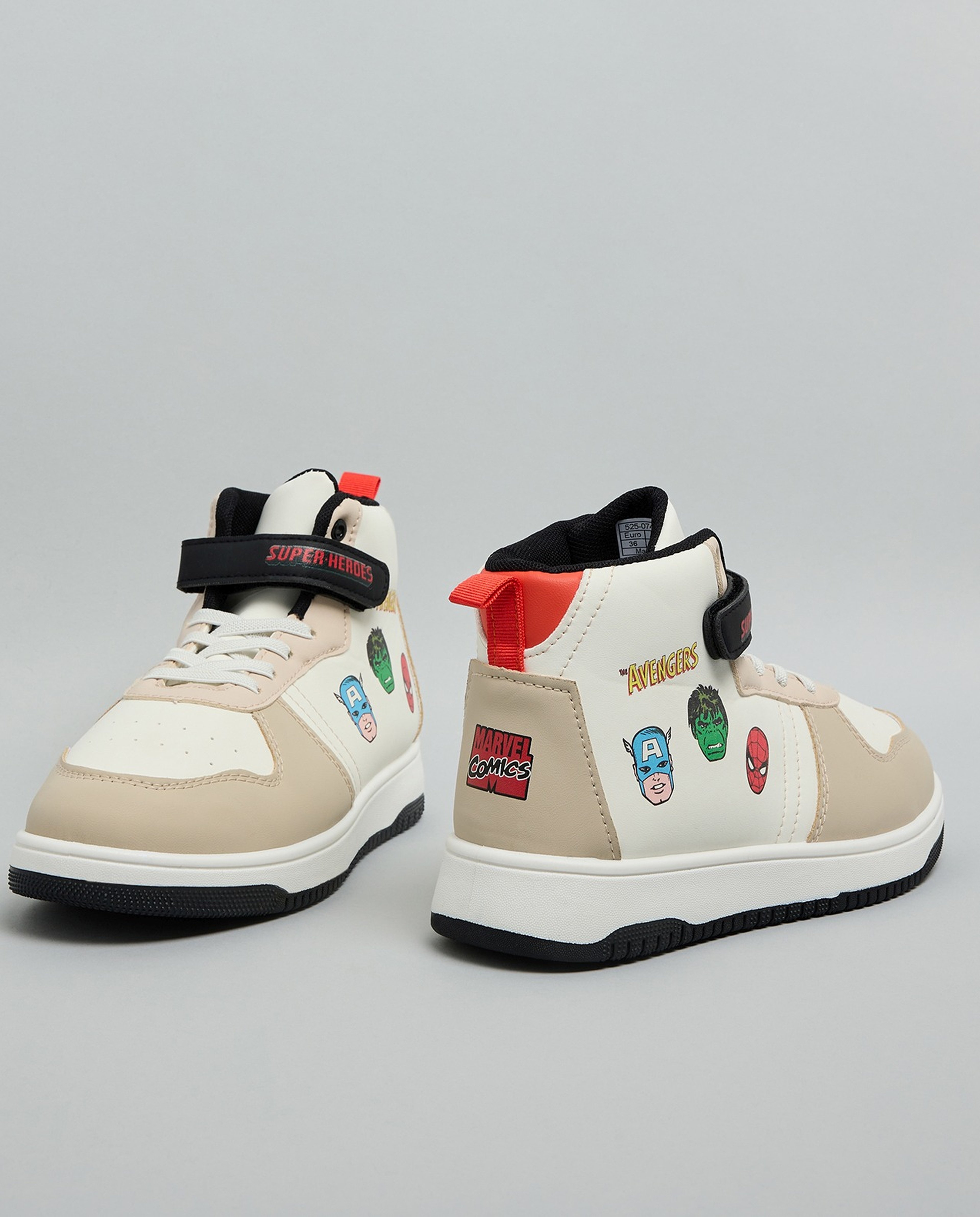 Color Block High Top Sneakers