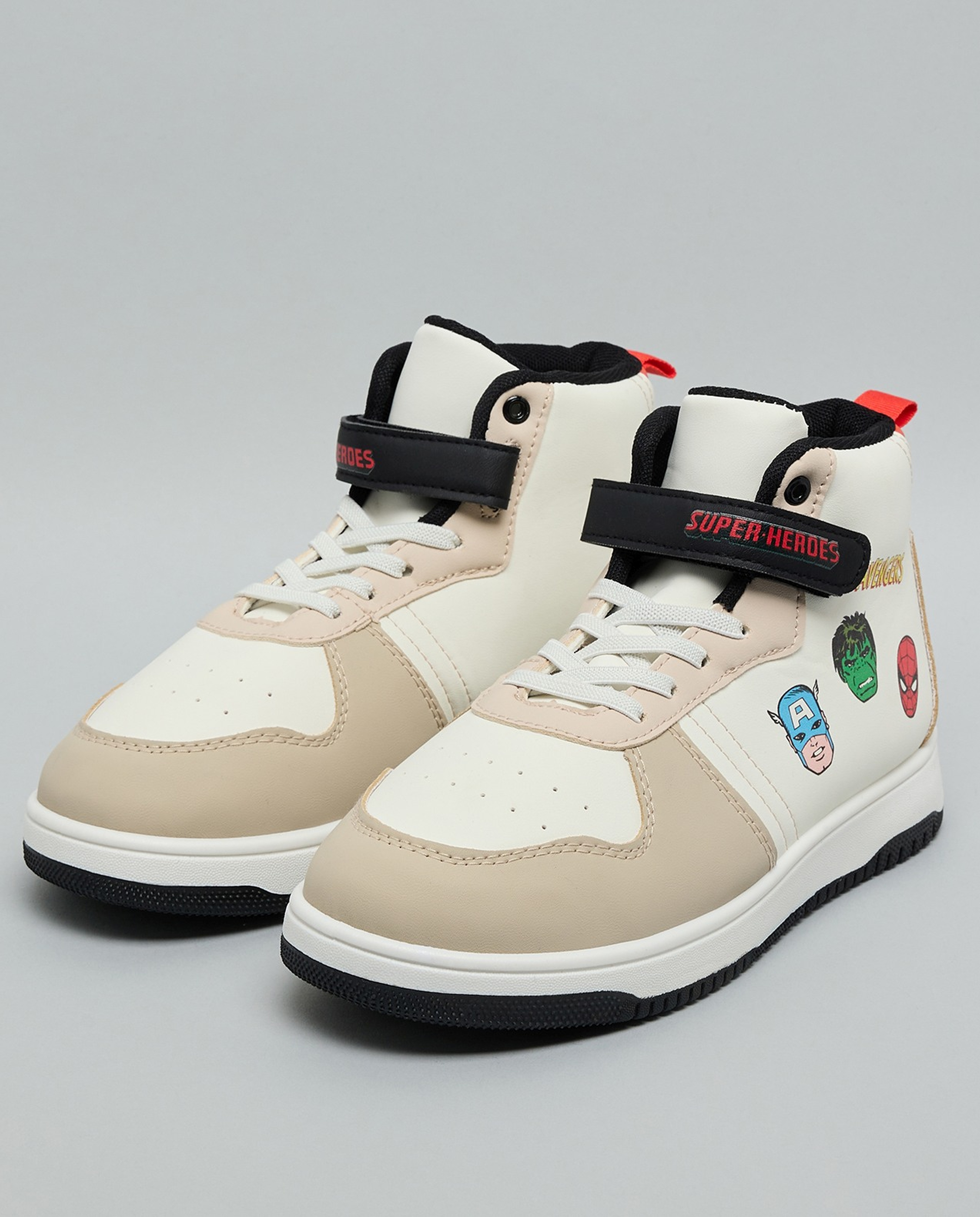 Color Block High Top Sneakers