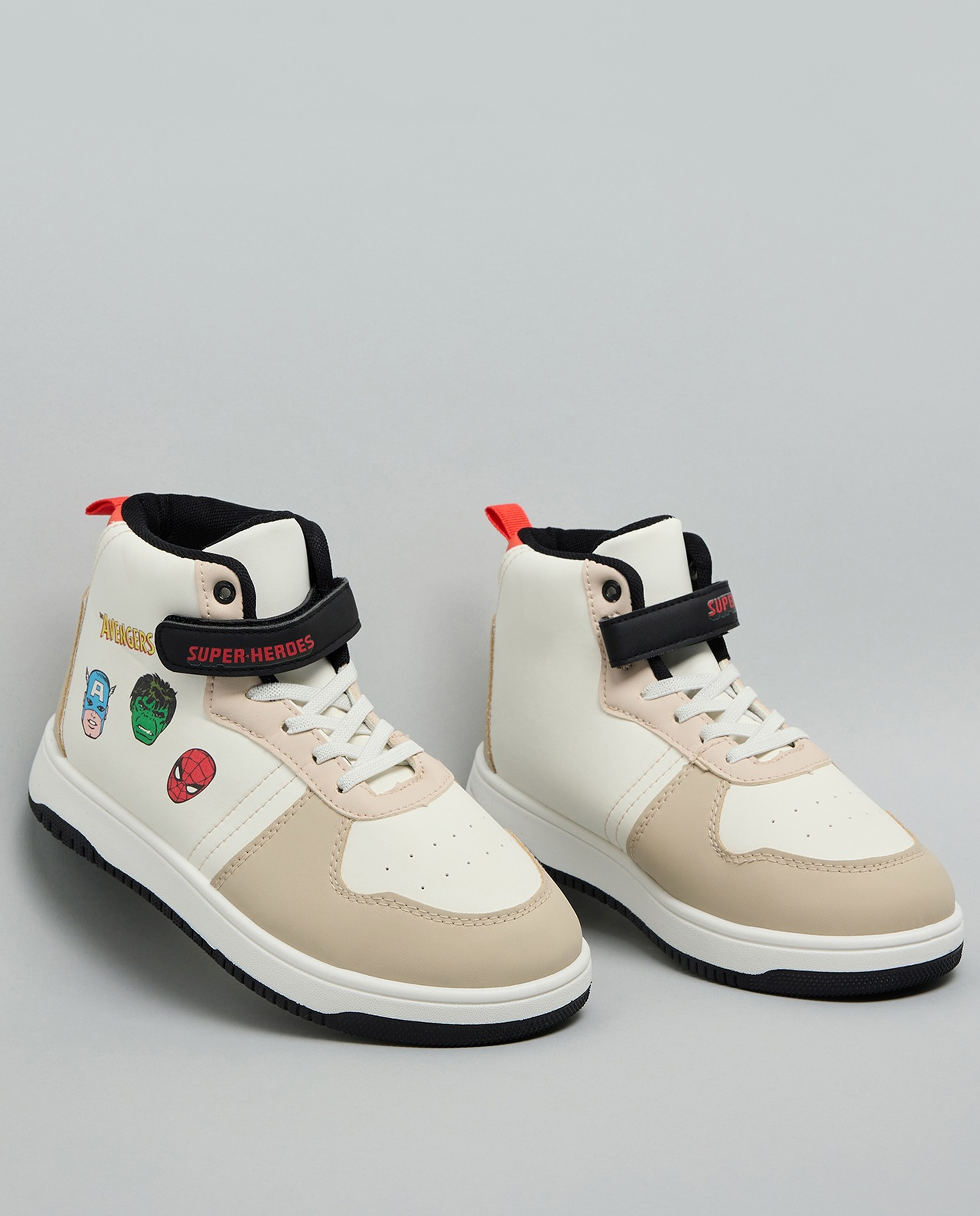 Color Block High Top Sneakers