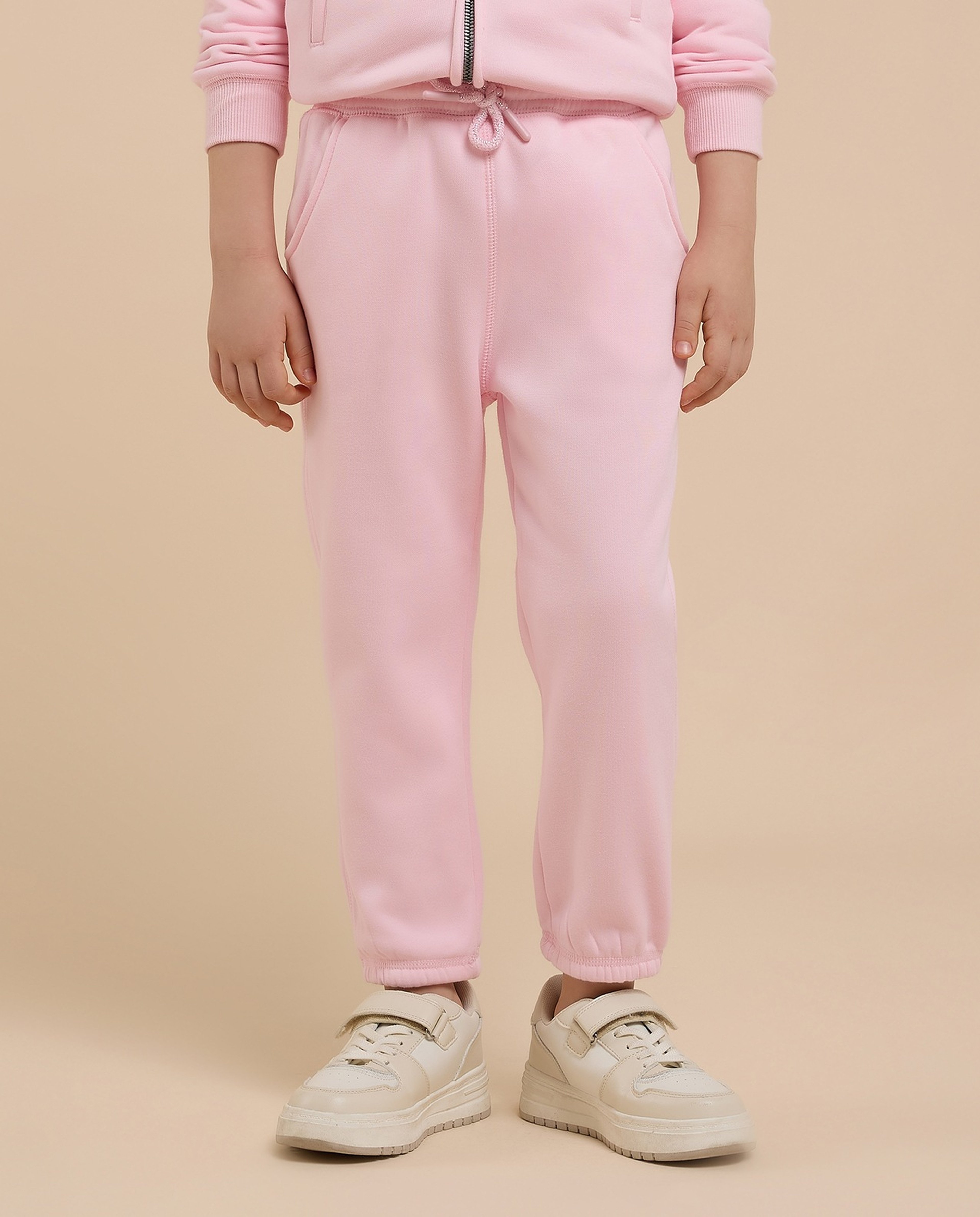 Solid Hooded Clothing Set