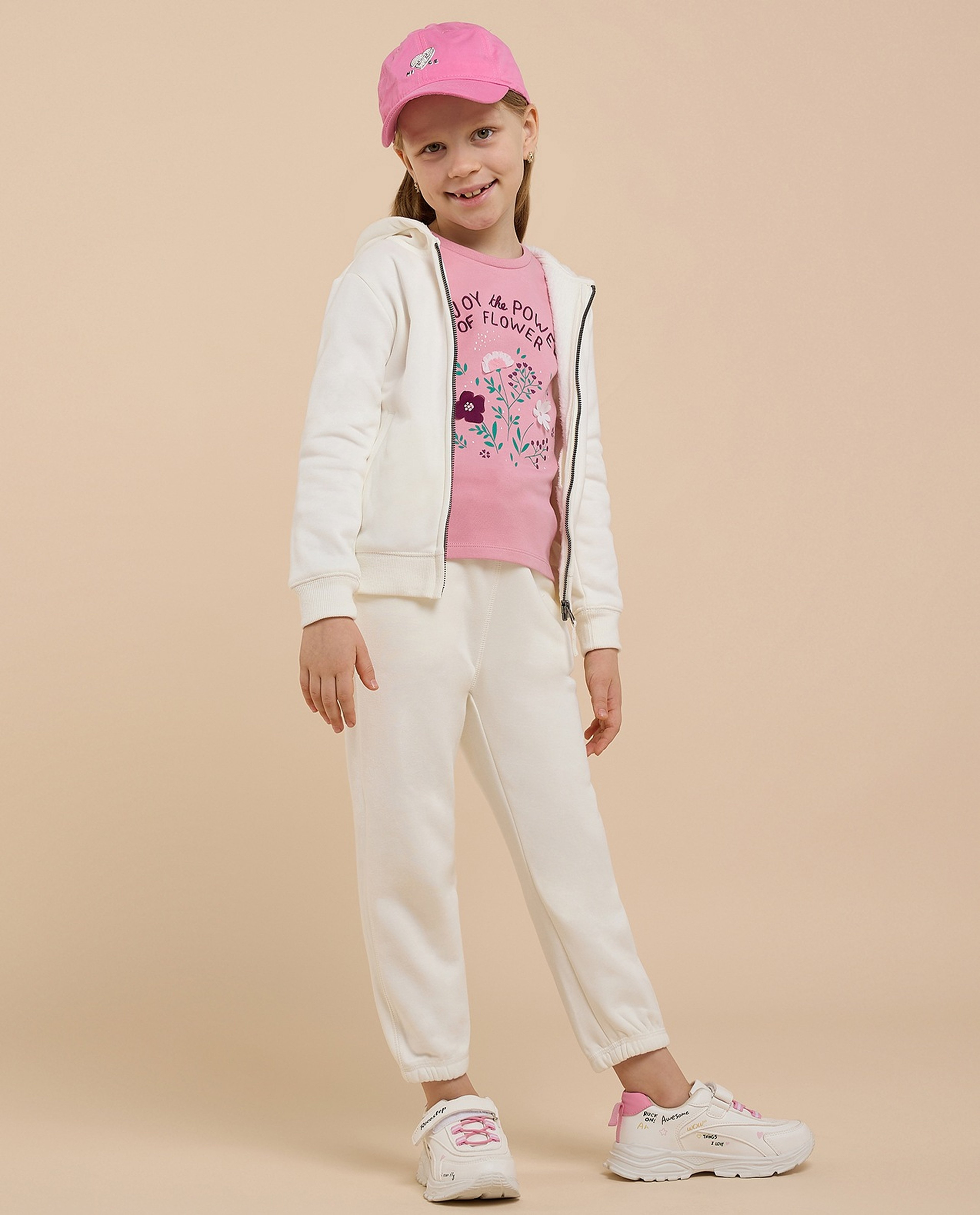 Solid Hooded Clothing Set