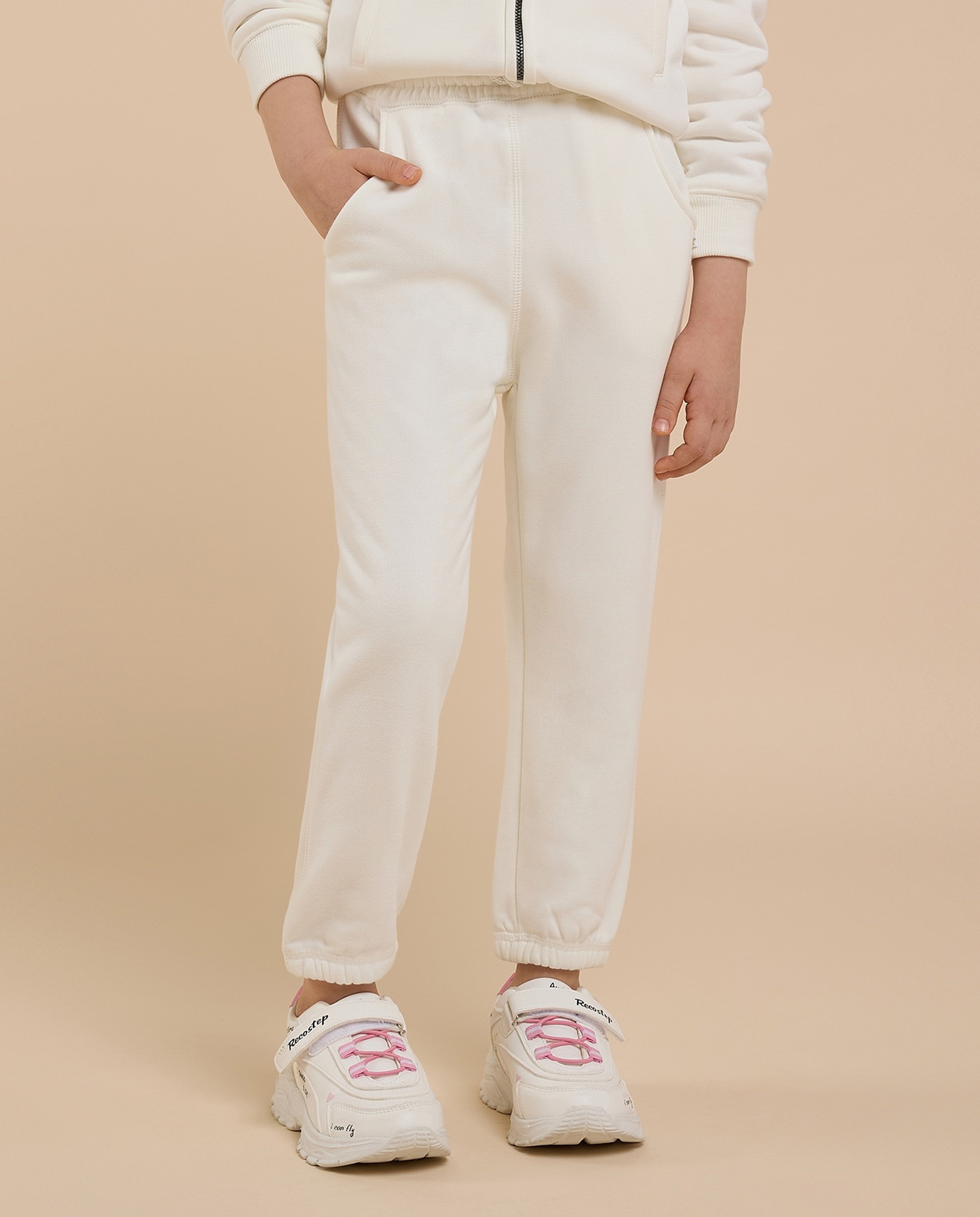 Solid Hooded Clothing Set