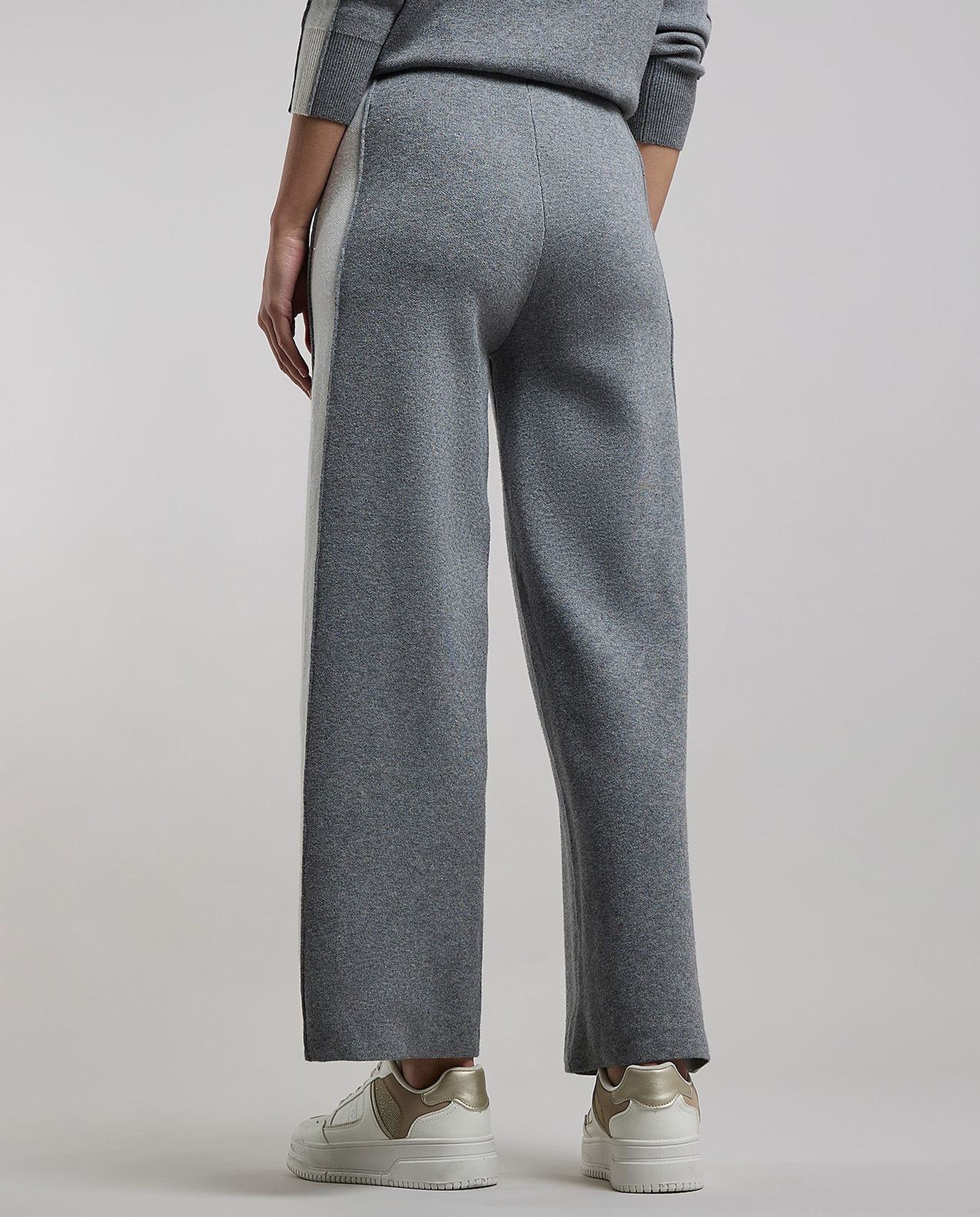 Stripe Detail Sweatpants with Drawstring Waist