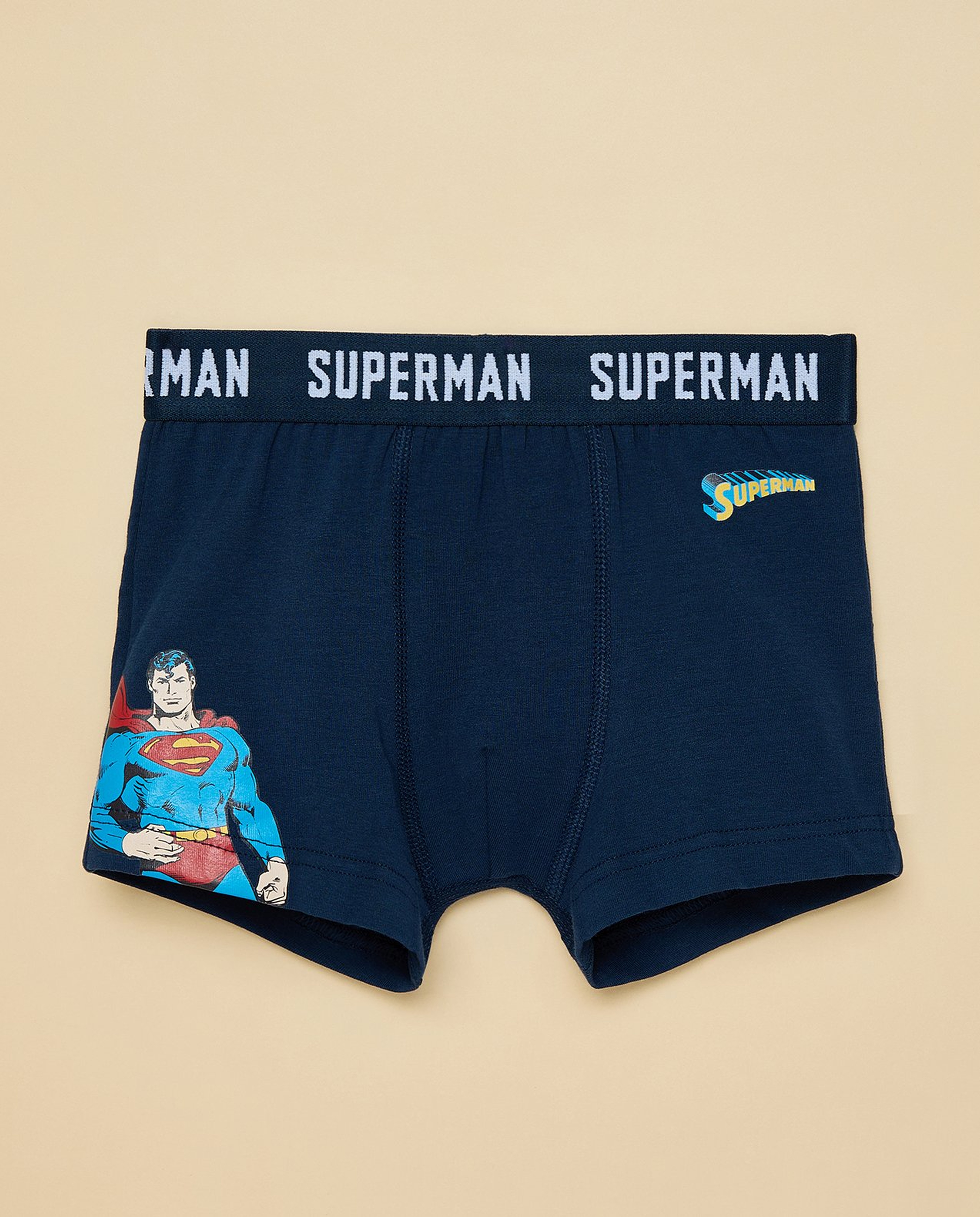 3 Pack Superman Printed Boxers
