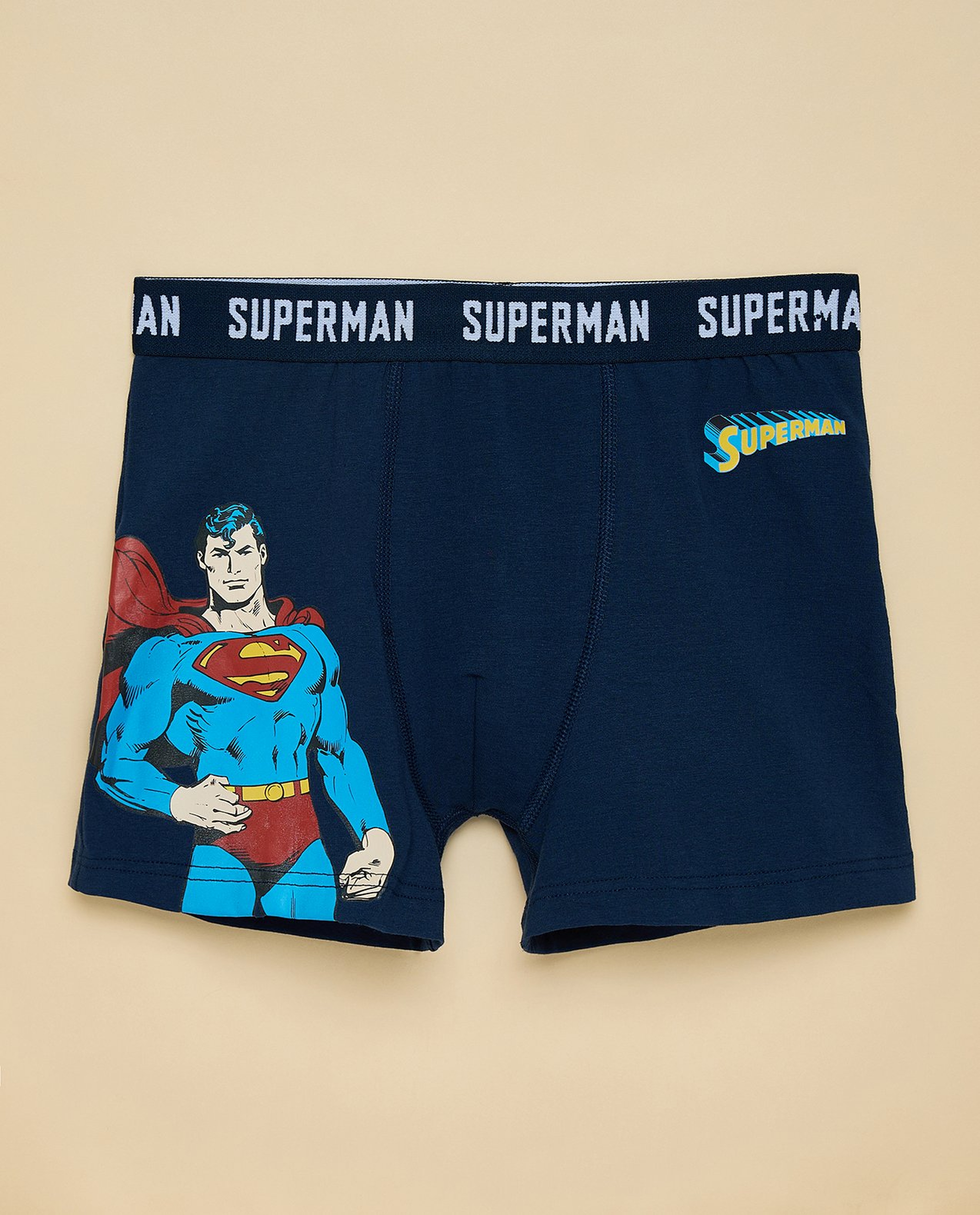 3 Pack Superman Printed Boxers