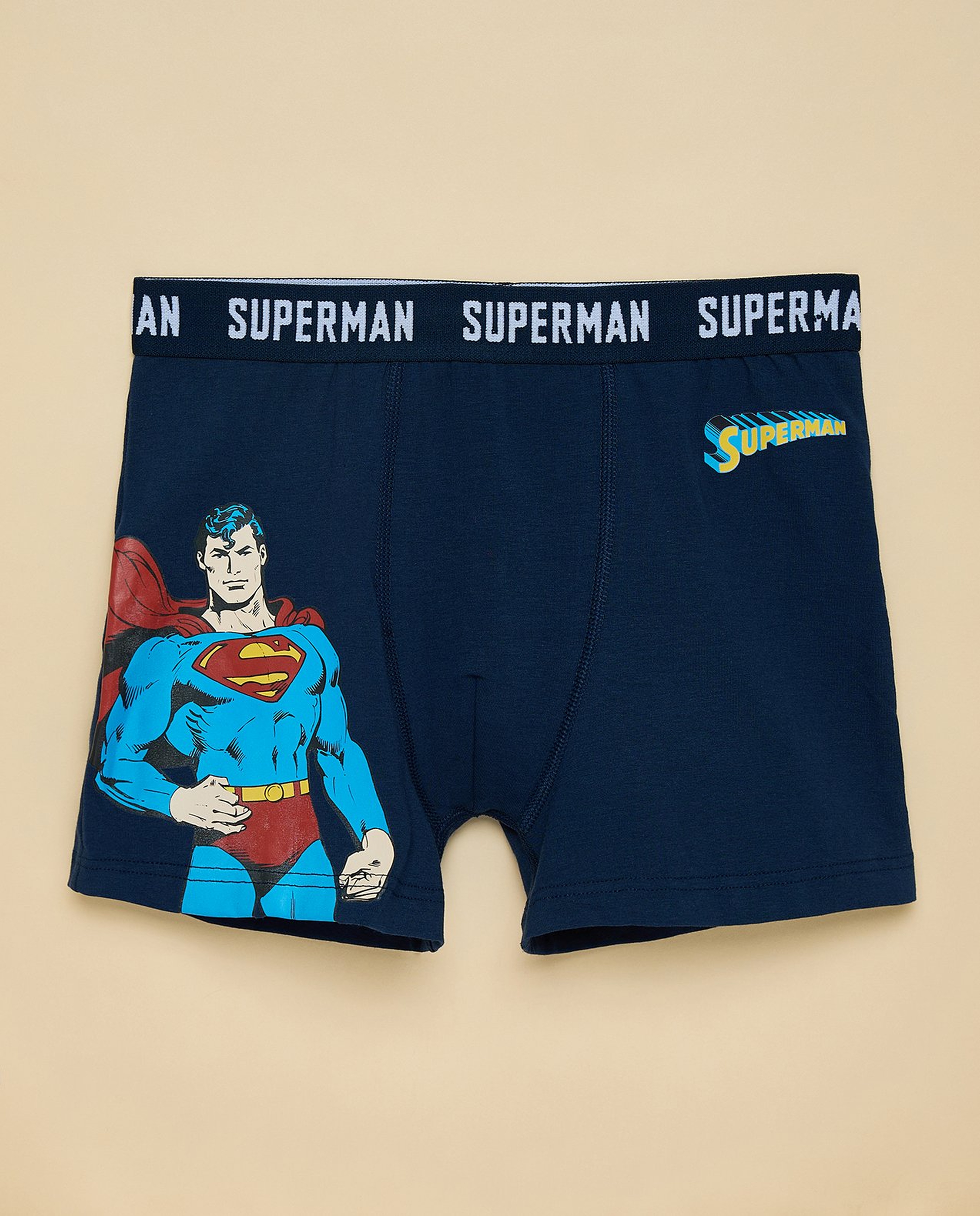 3 Pack Superman Printed Boxers