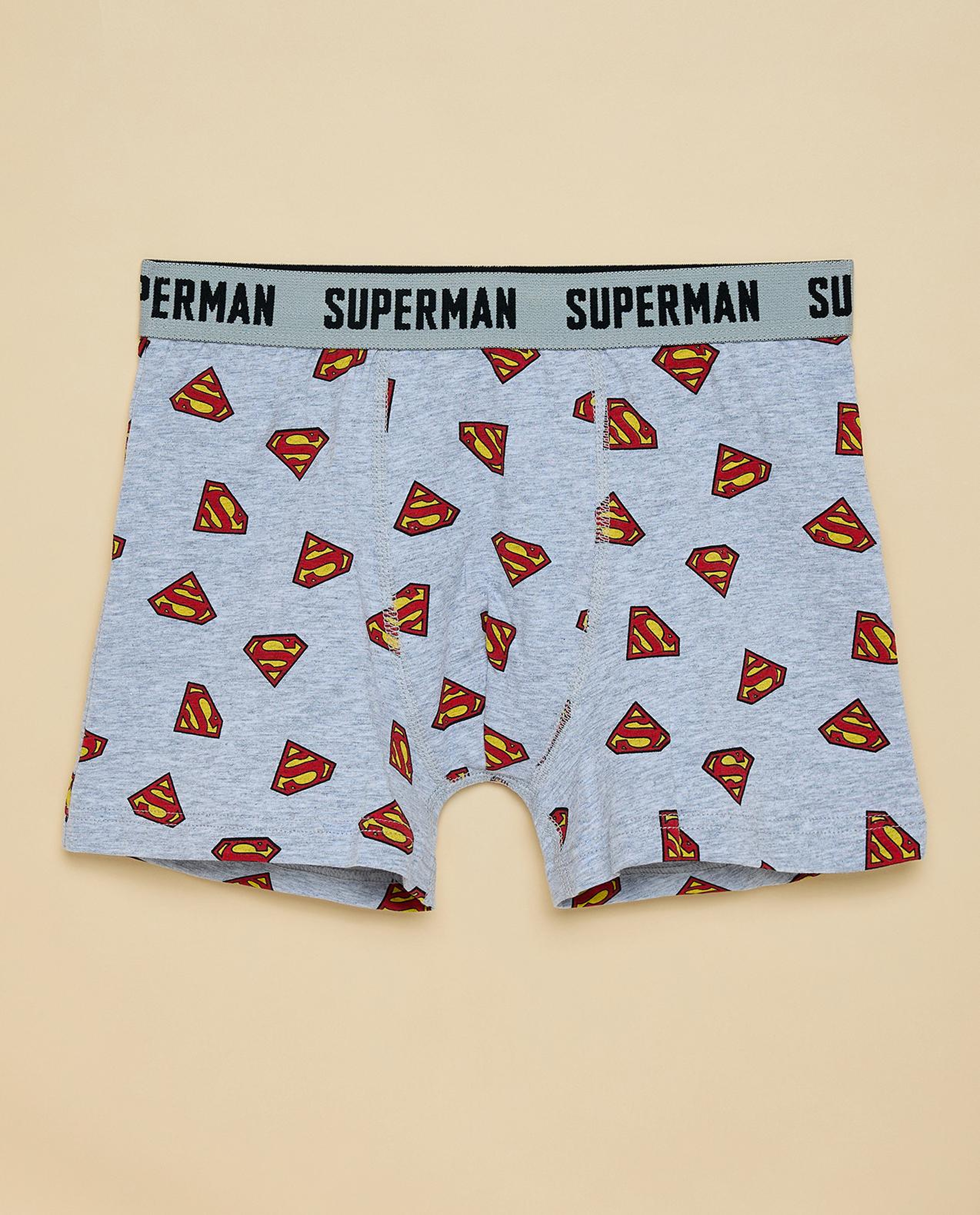 3 Pack Superman Printed Boxers