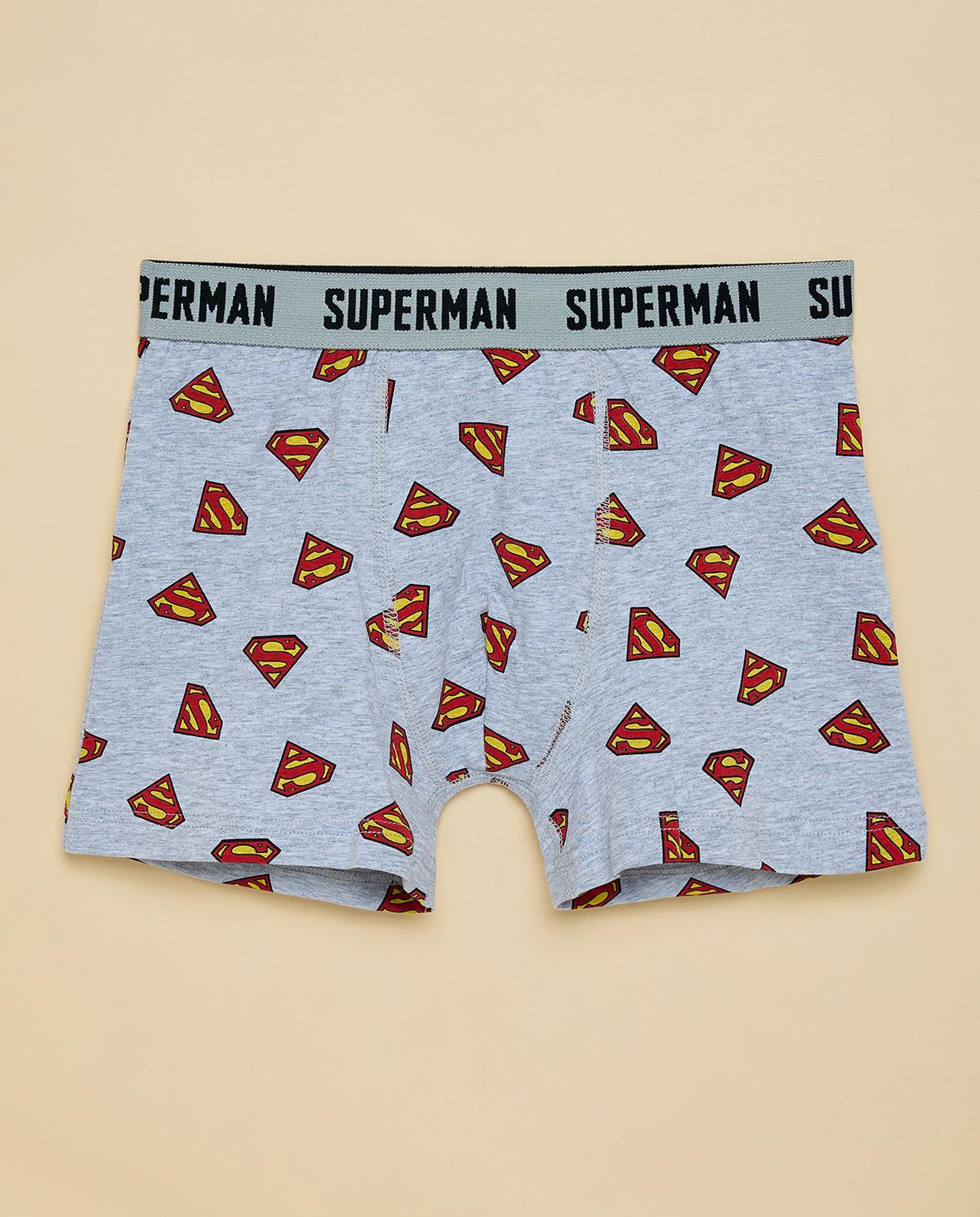 3 Pack Superman Printed Boxers