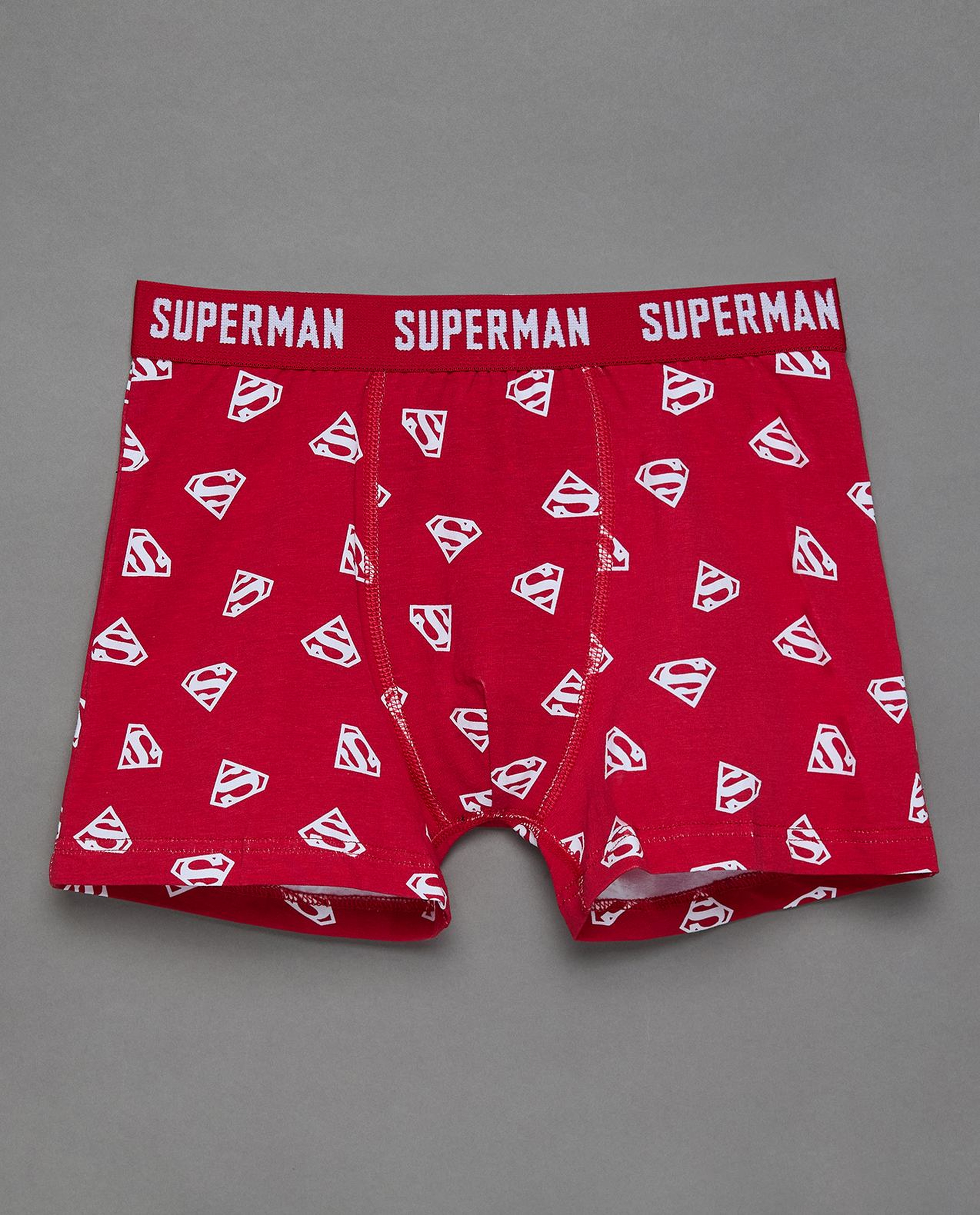 3 Pack Superman Printed Boxers