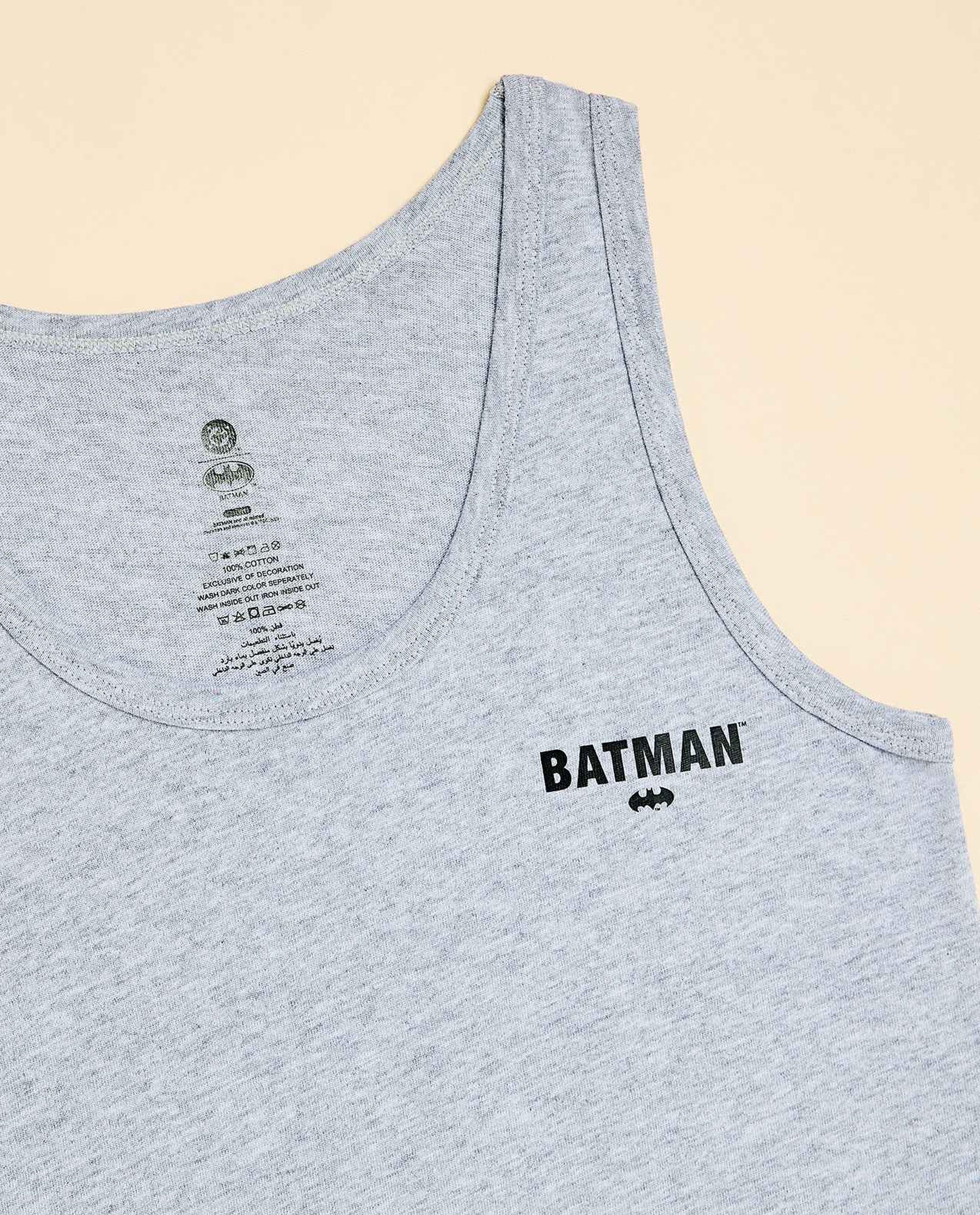 2 Pack Batman Print Vests