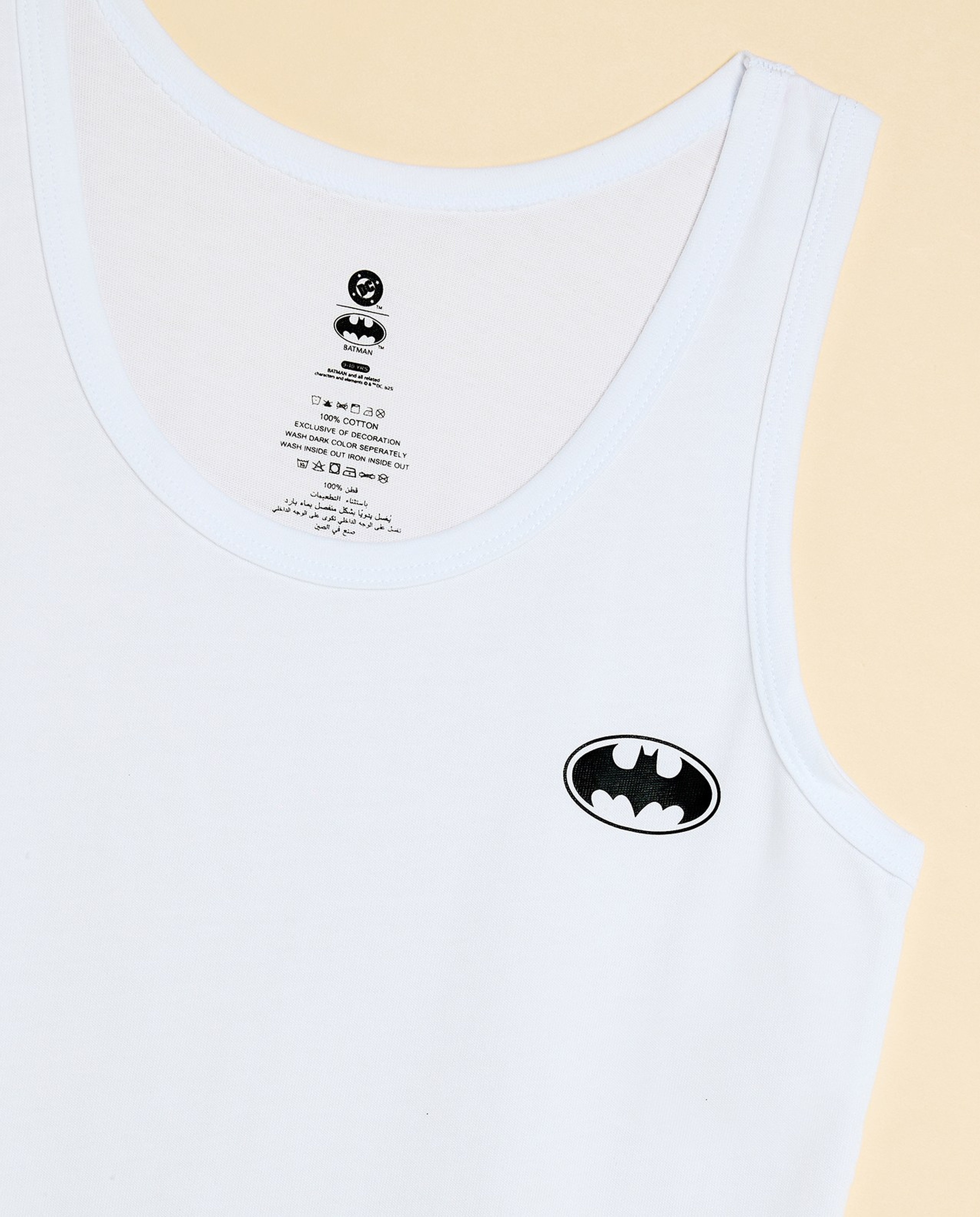 2 Pack Batman Print Vests