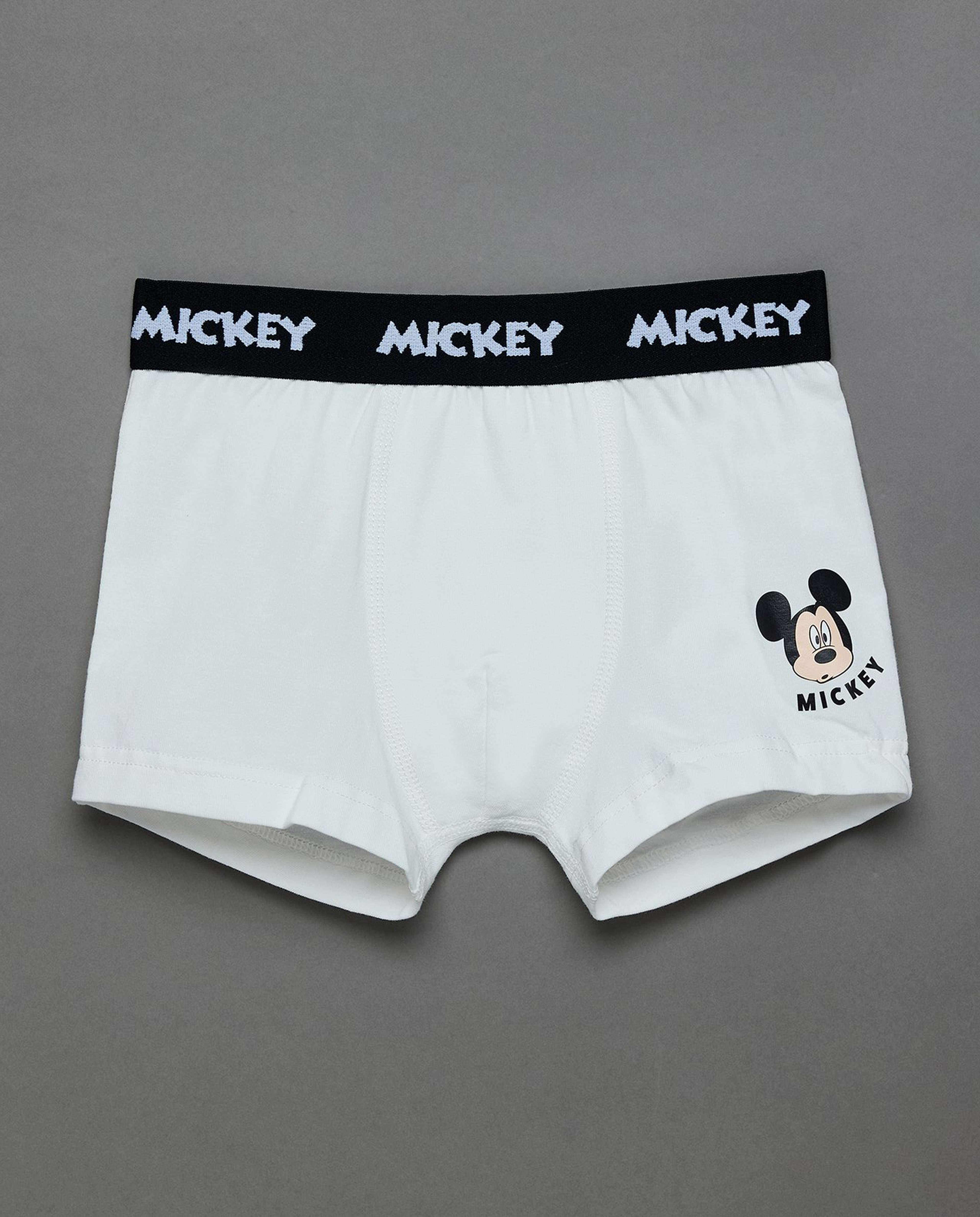 3 Pack Mickey Mouse Printed Boxers