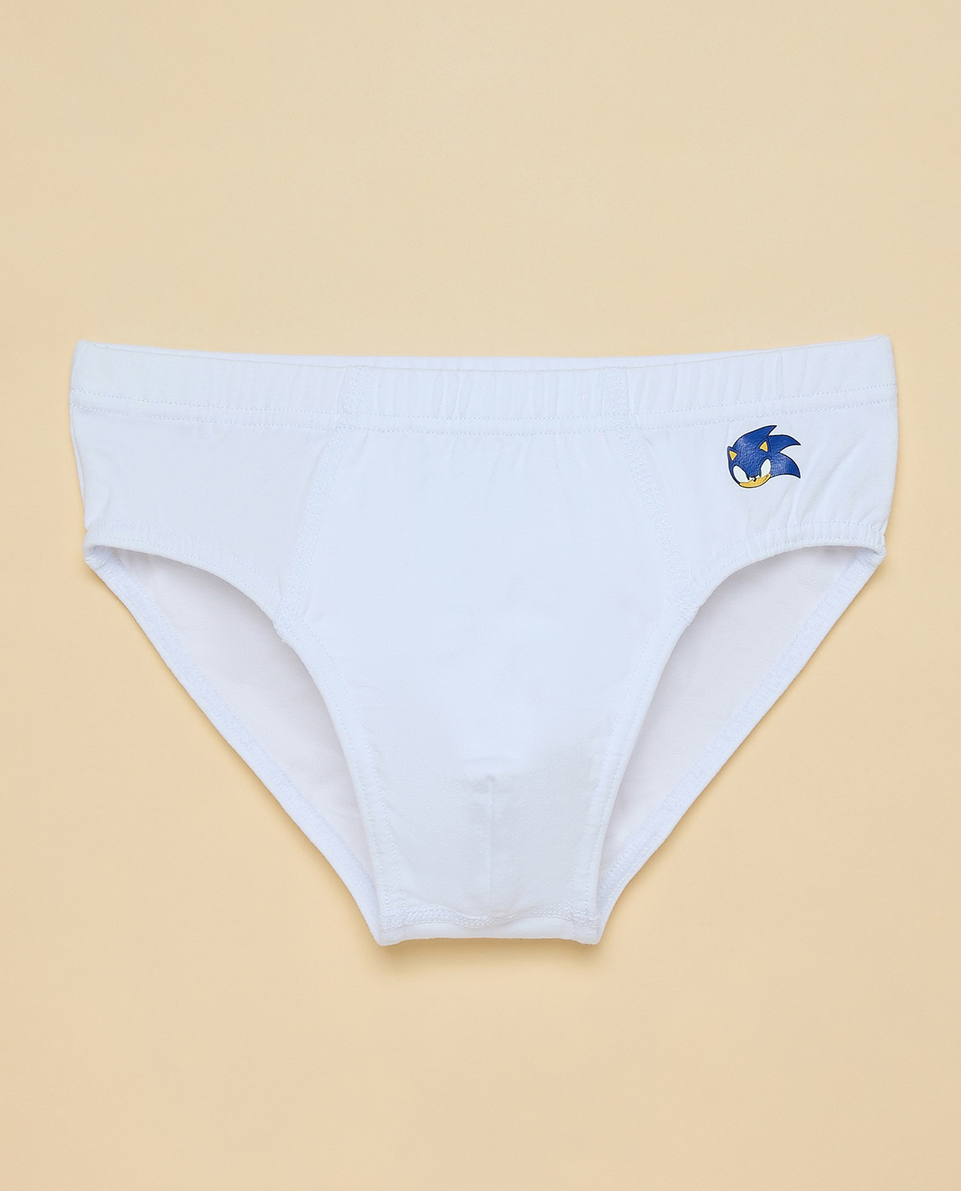 3 Pack Sonic Print Briefs