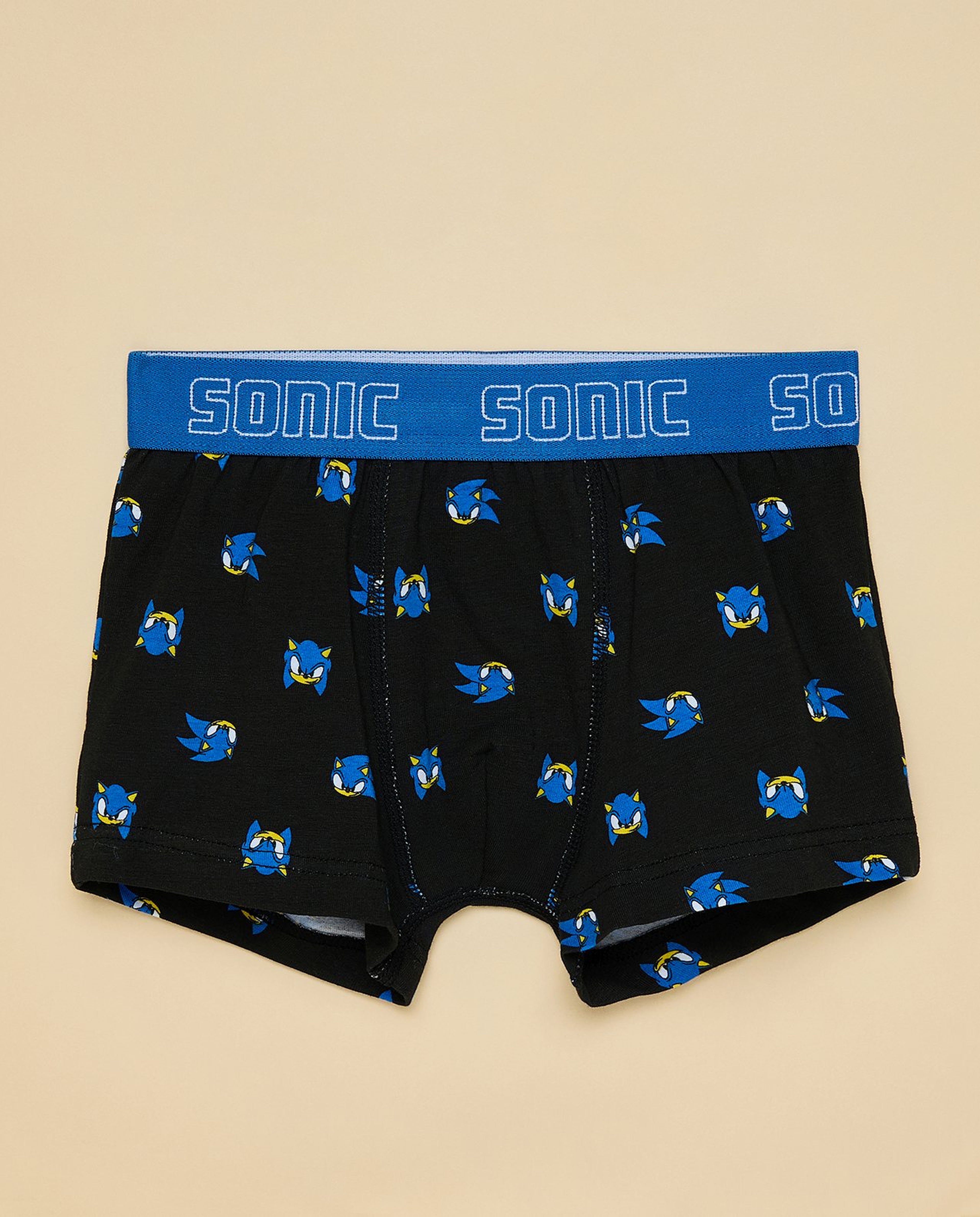 3 Pack Sonic Print Boxers