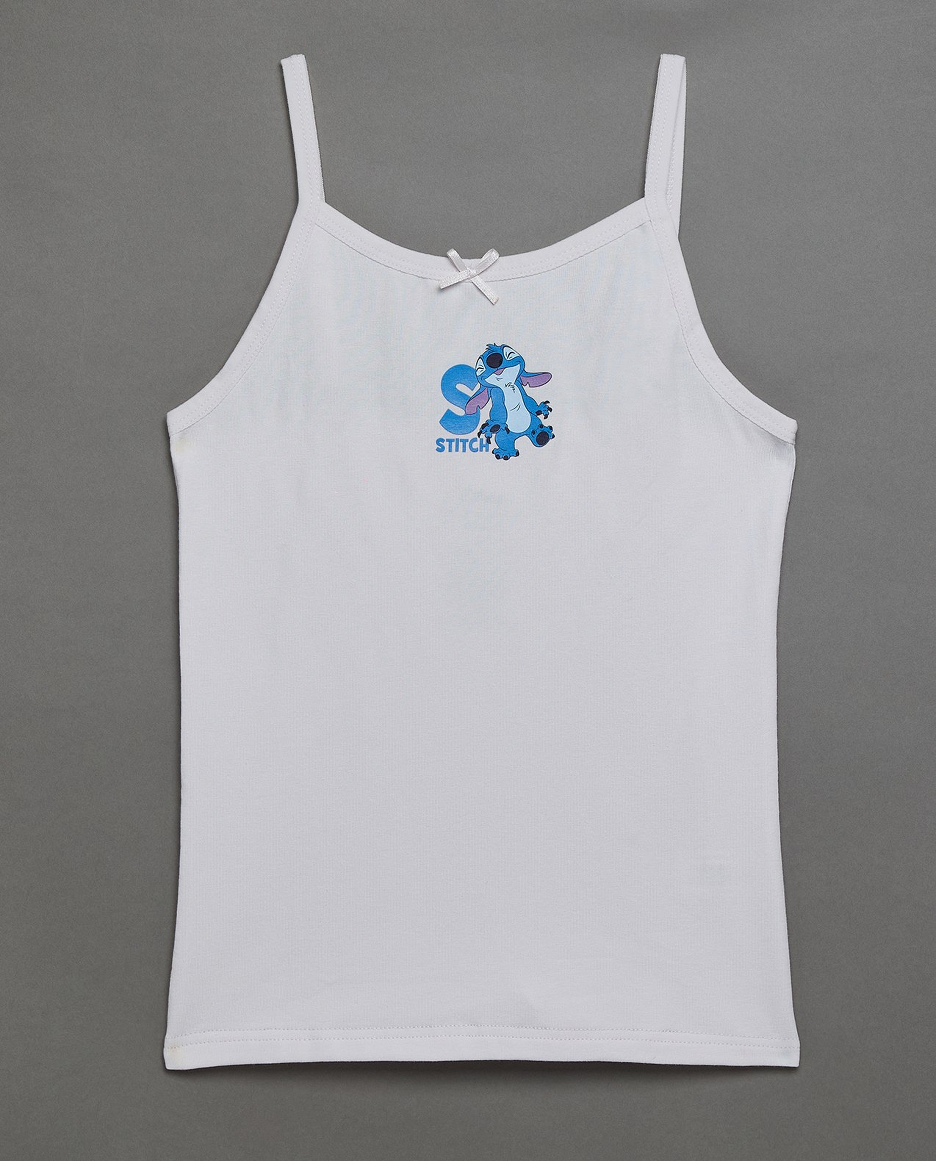 2 Pack Stitch & Angel Print Camisoles